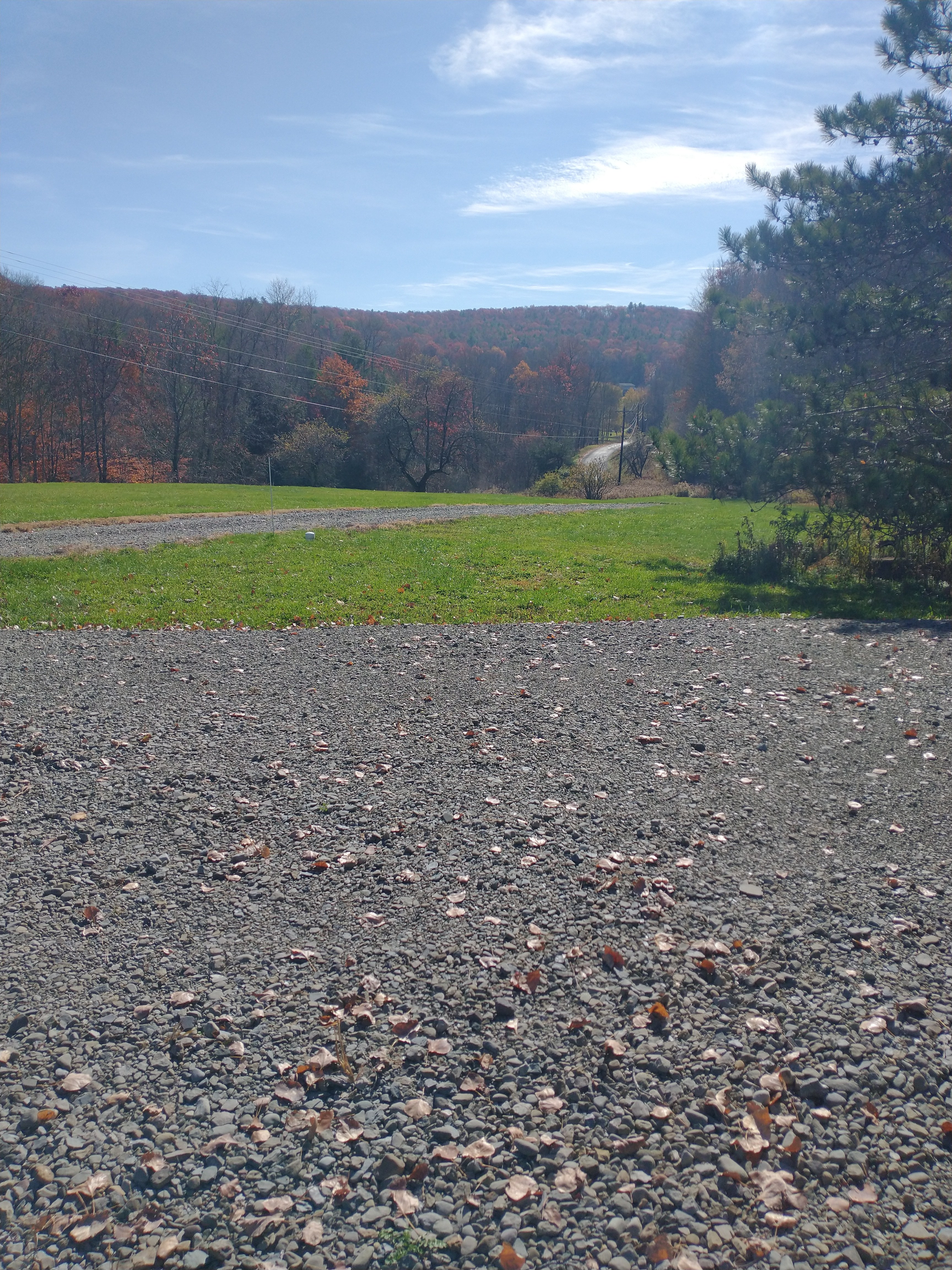 view from campsite