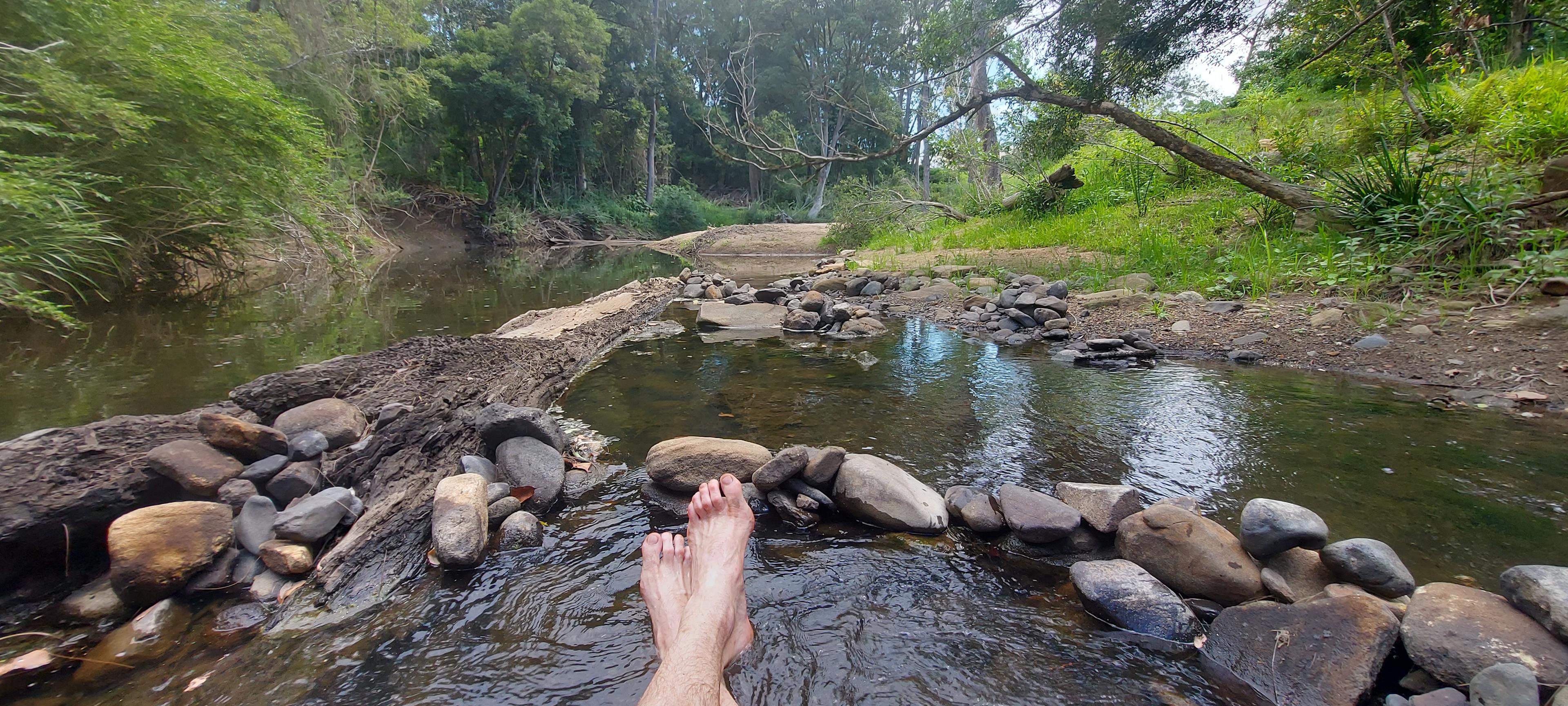 Webster Creek, swimming hole