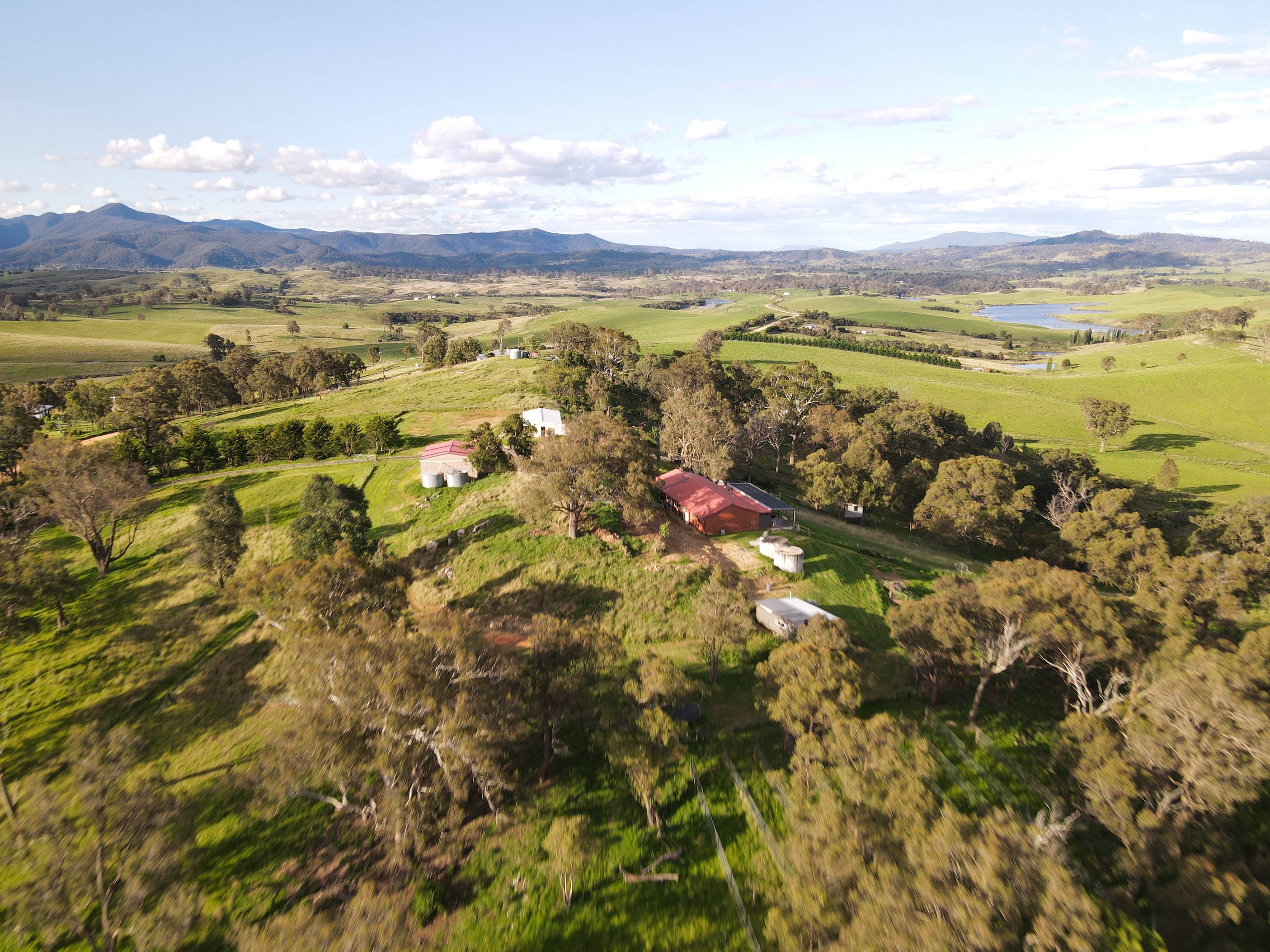 Theblueacre from the top
