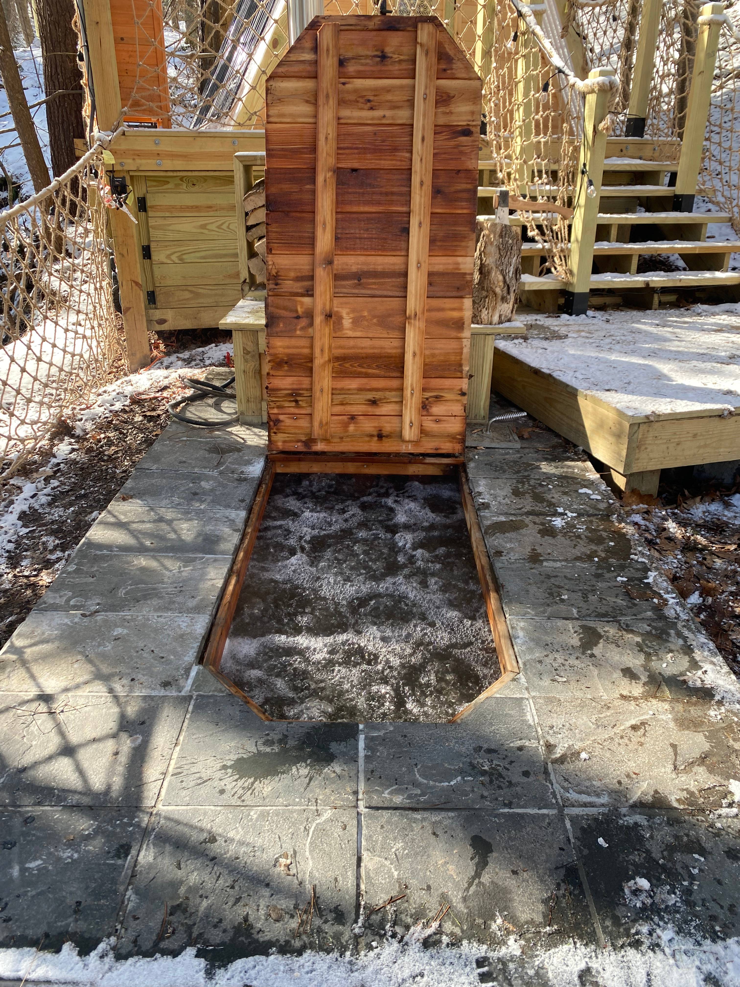 Glamping Tent Overlooking Waterfall