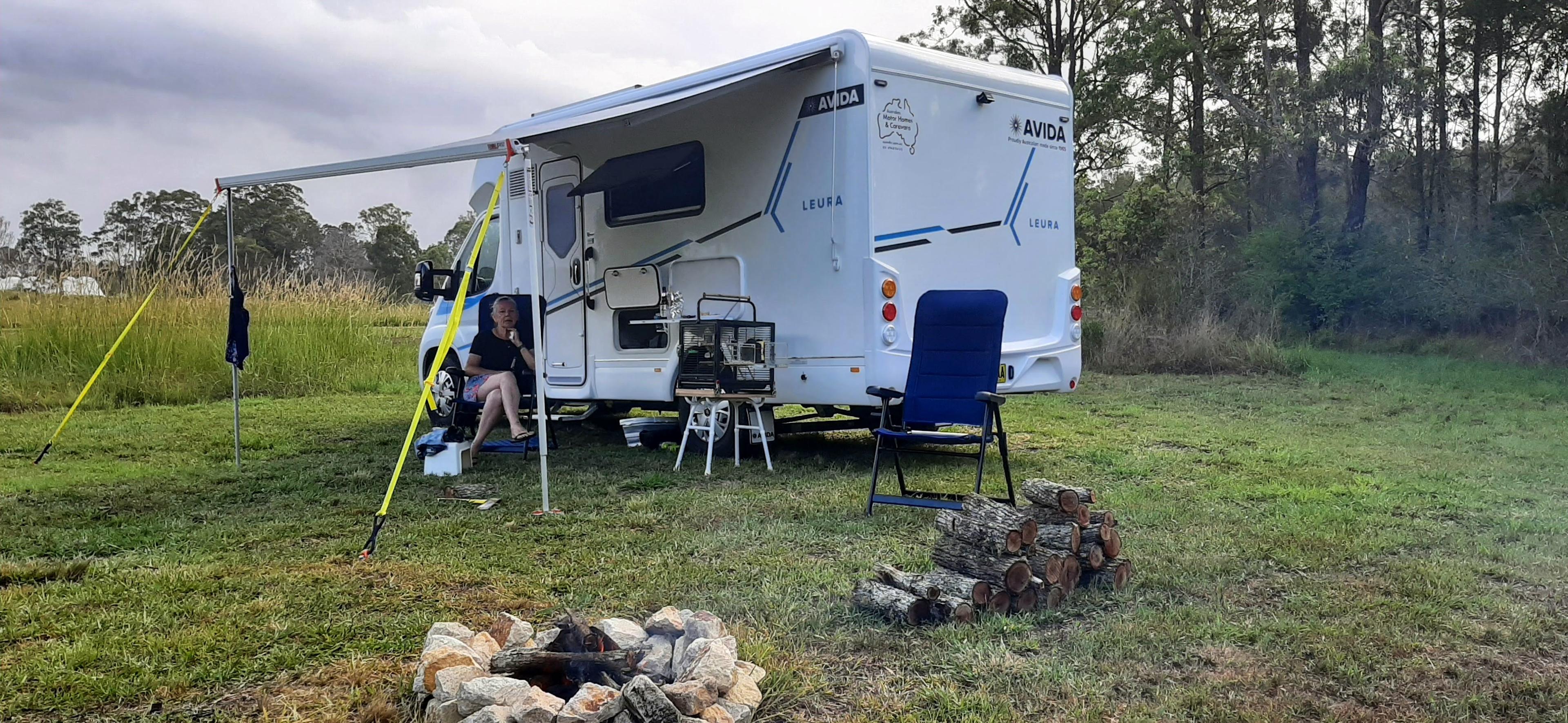 Campsite No 1 with wood provided