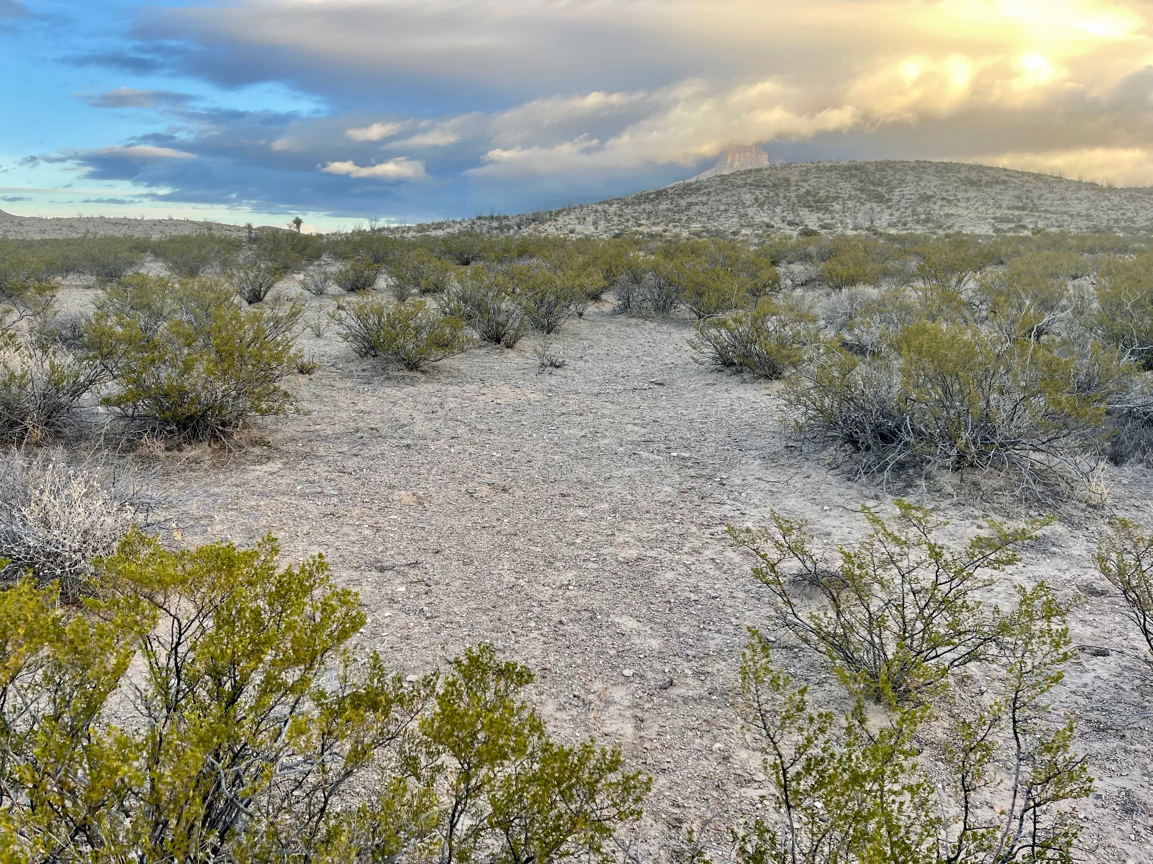 There are lots of natural camping spots