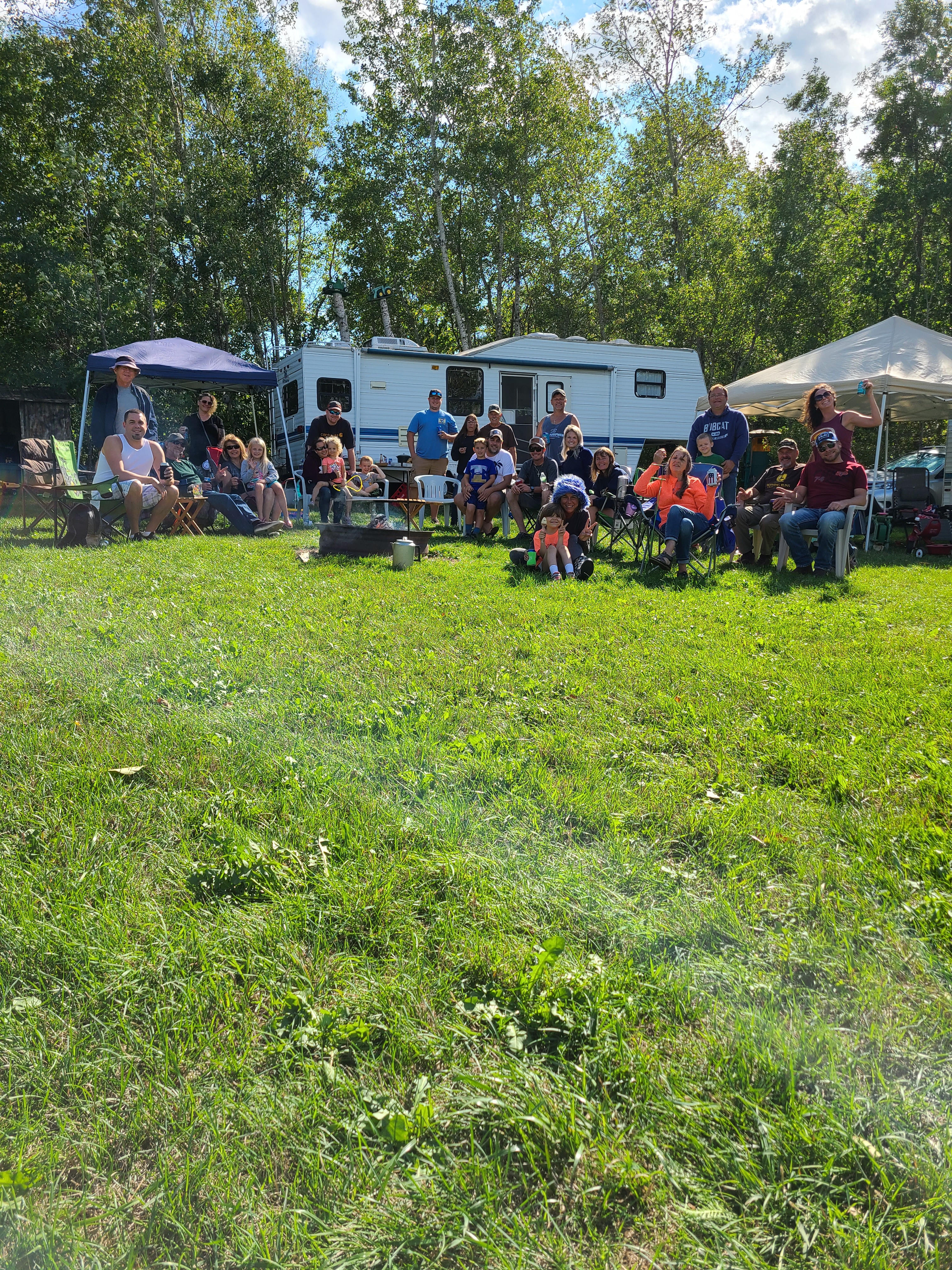 Family photo! We really enjoy our time camping together.