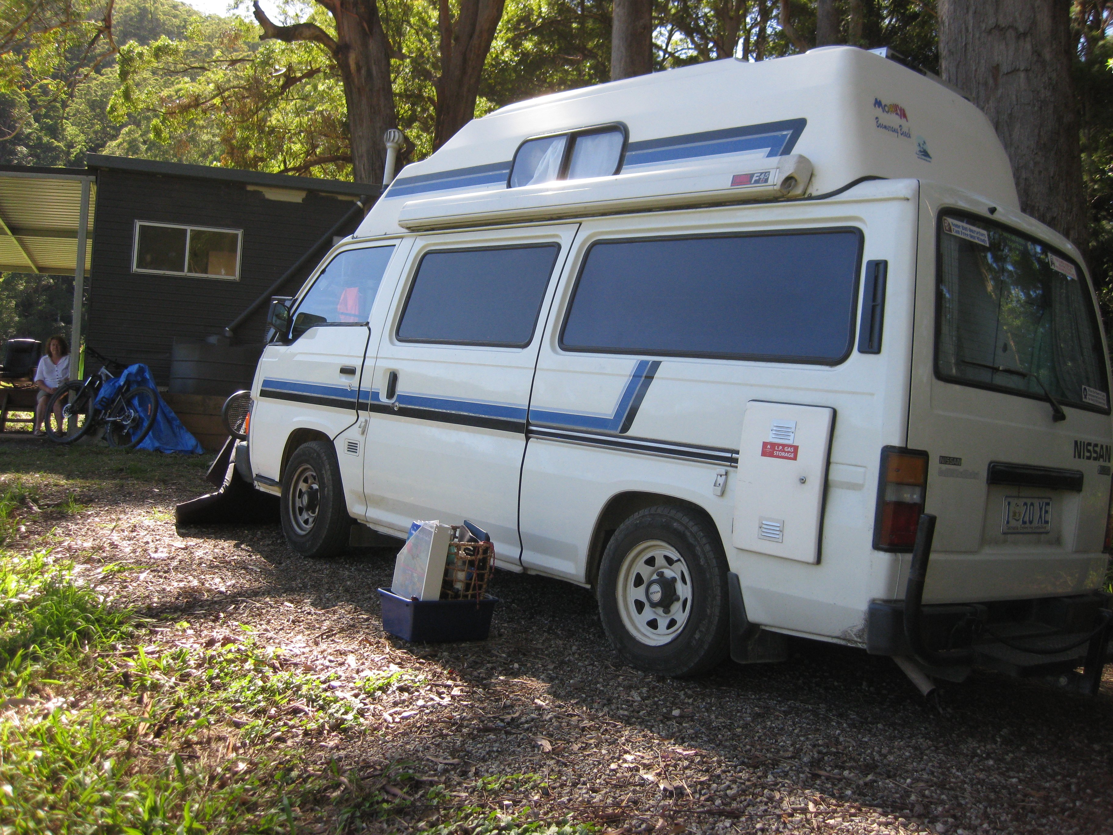 RE. access road ... Nissan Urvan on site Easter weekend.