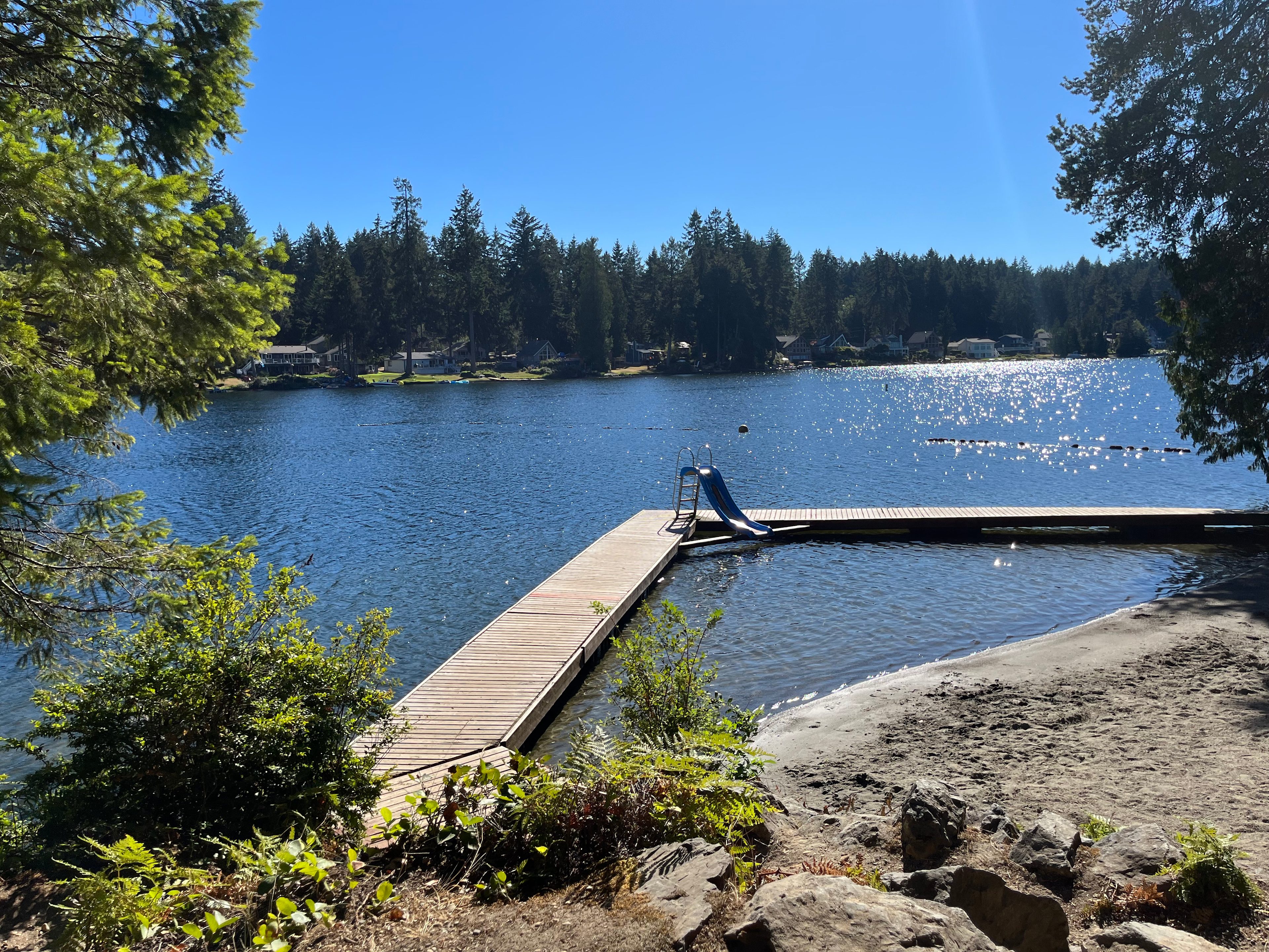 Public Swimming Hole at lake