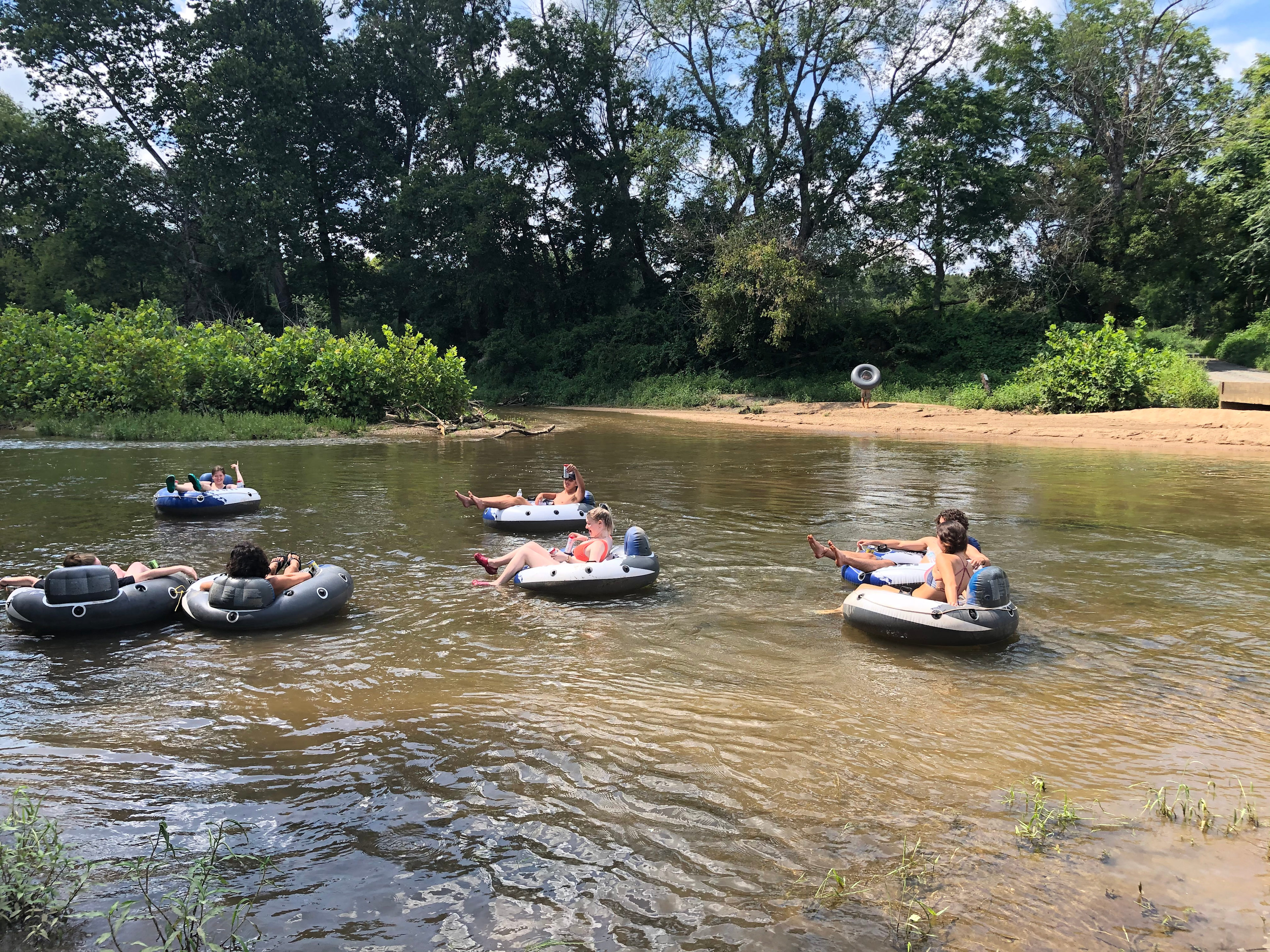 Camping on the Hazel River