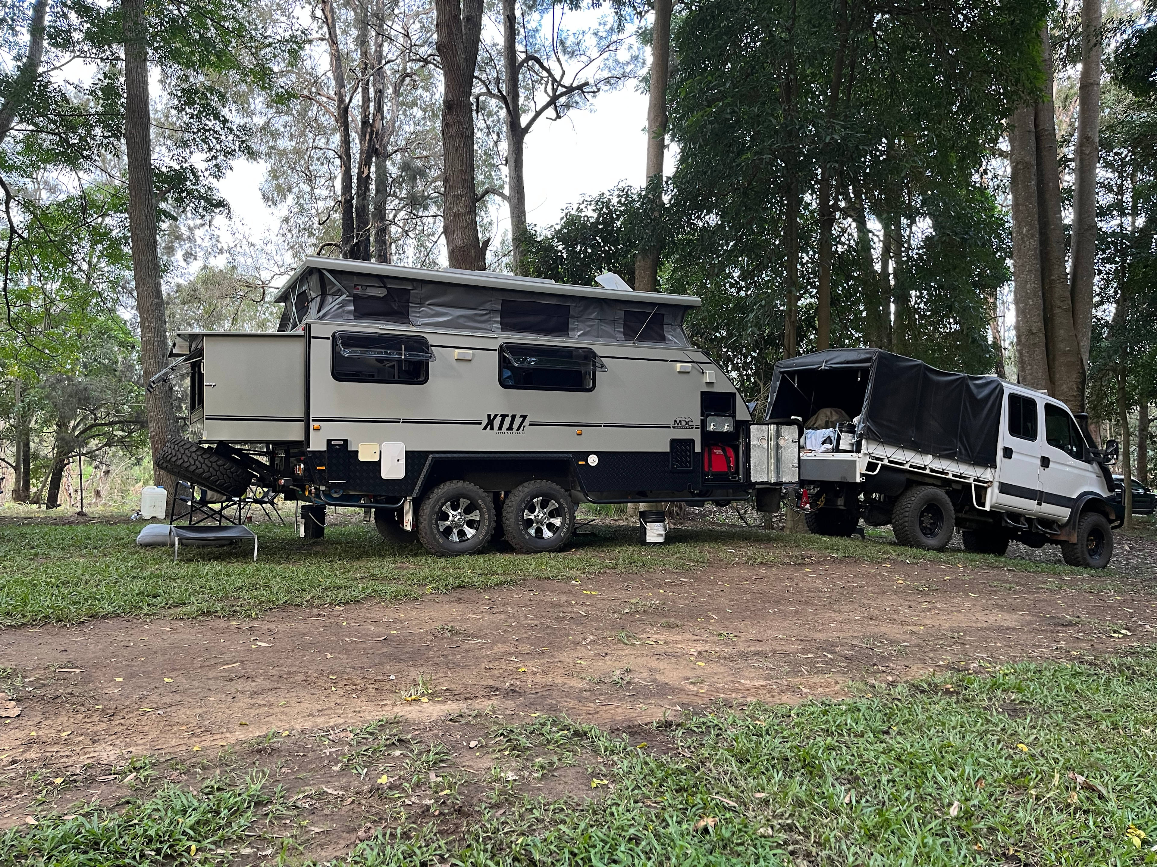 Creek and Antique Camping