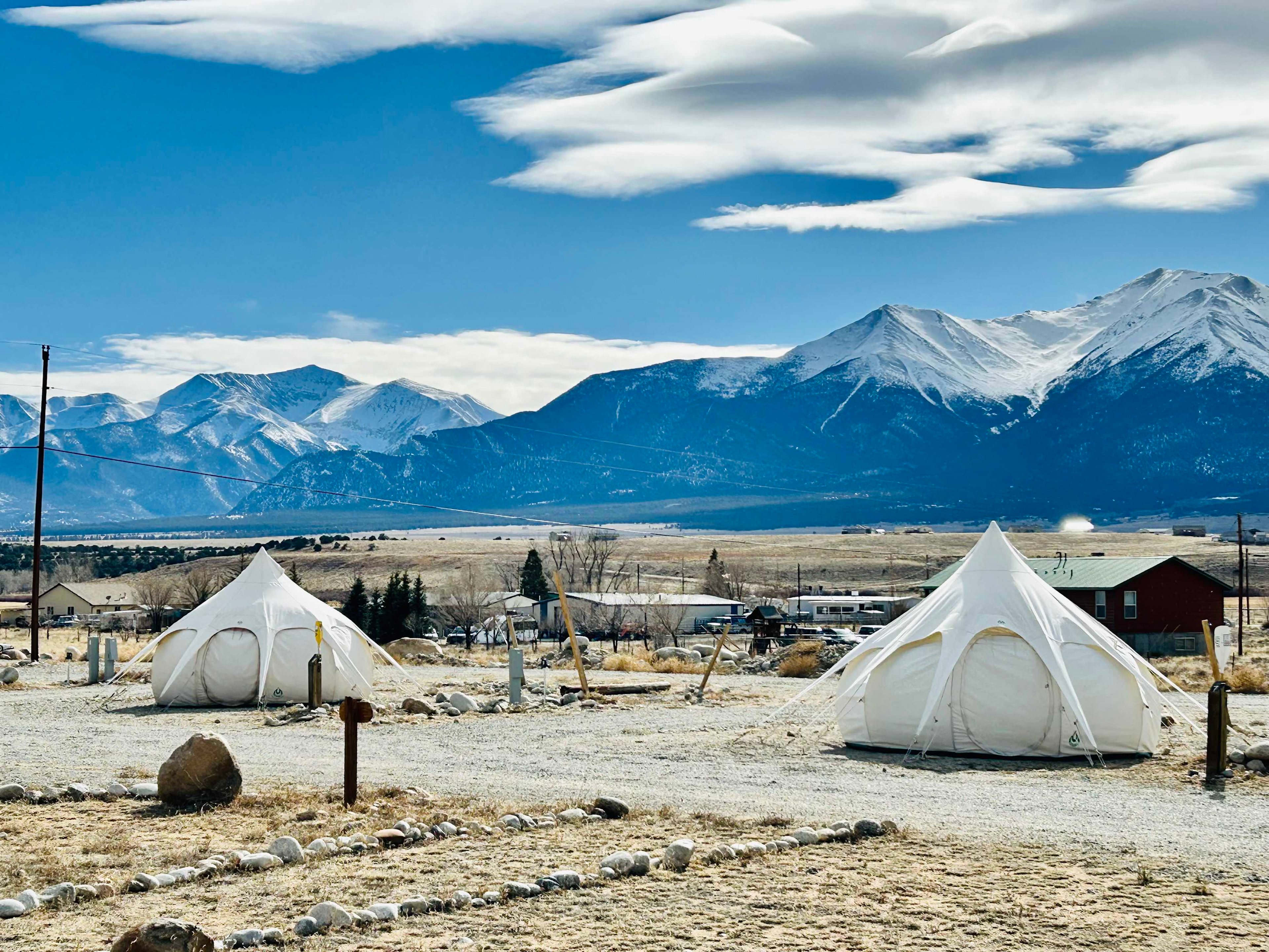 Steps from River Access and yet uninterrupted views of Mount Princeton! 
