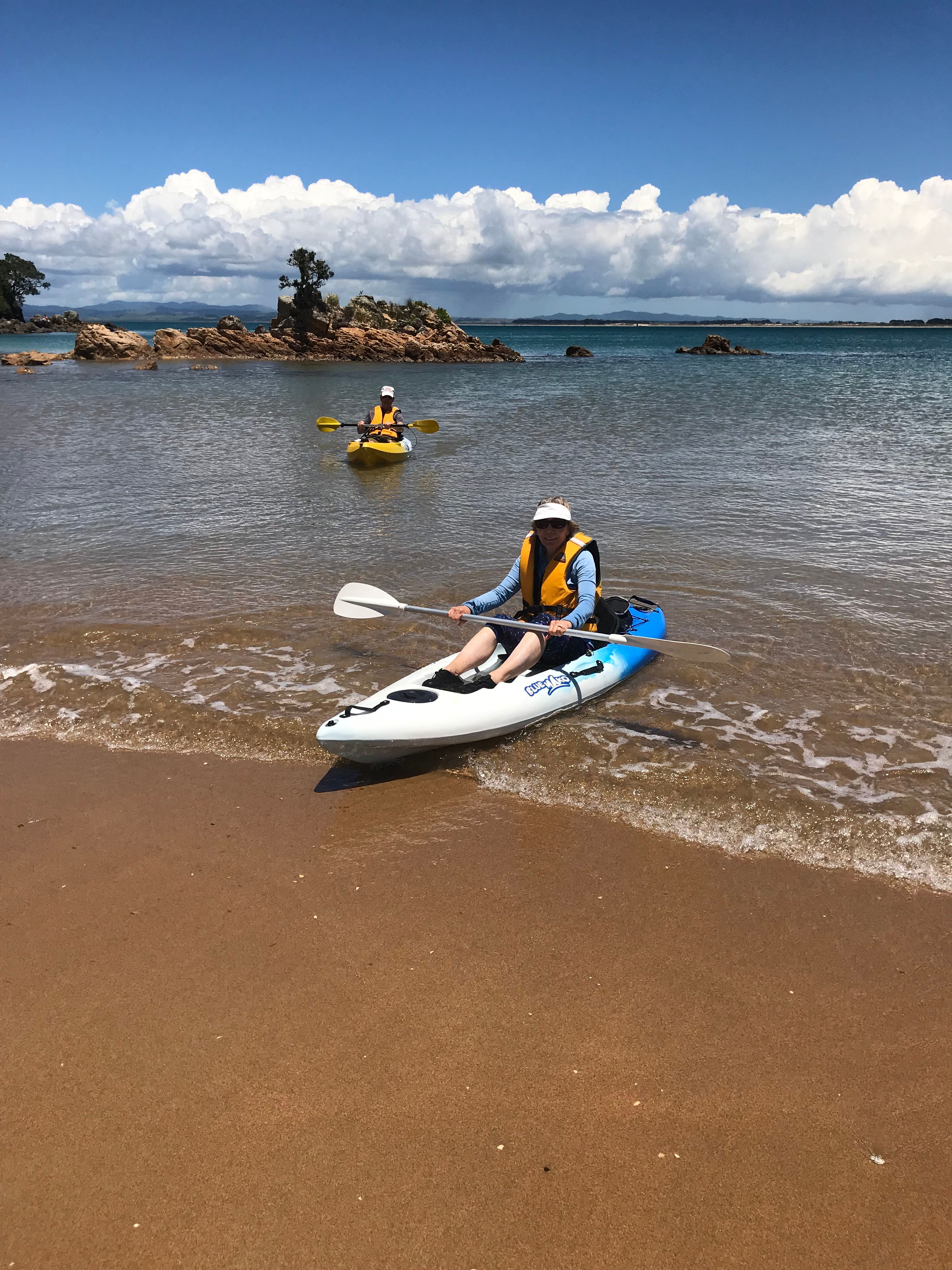 Kayaking at Perehipe Beach.