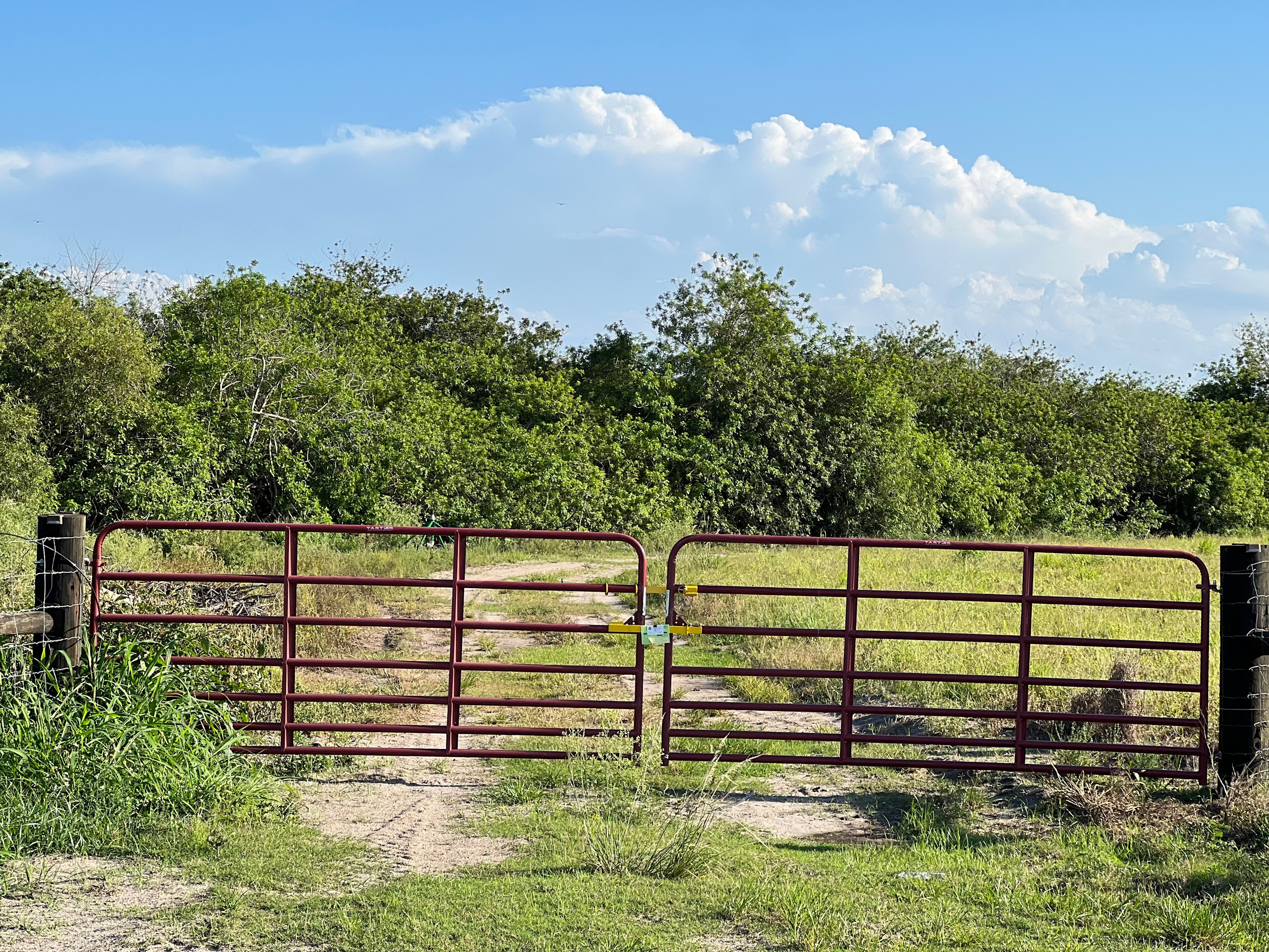 Entrance to property.