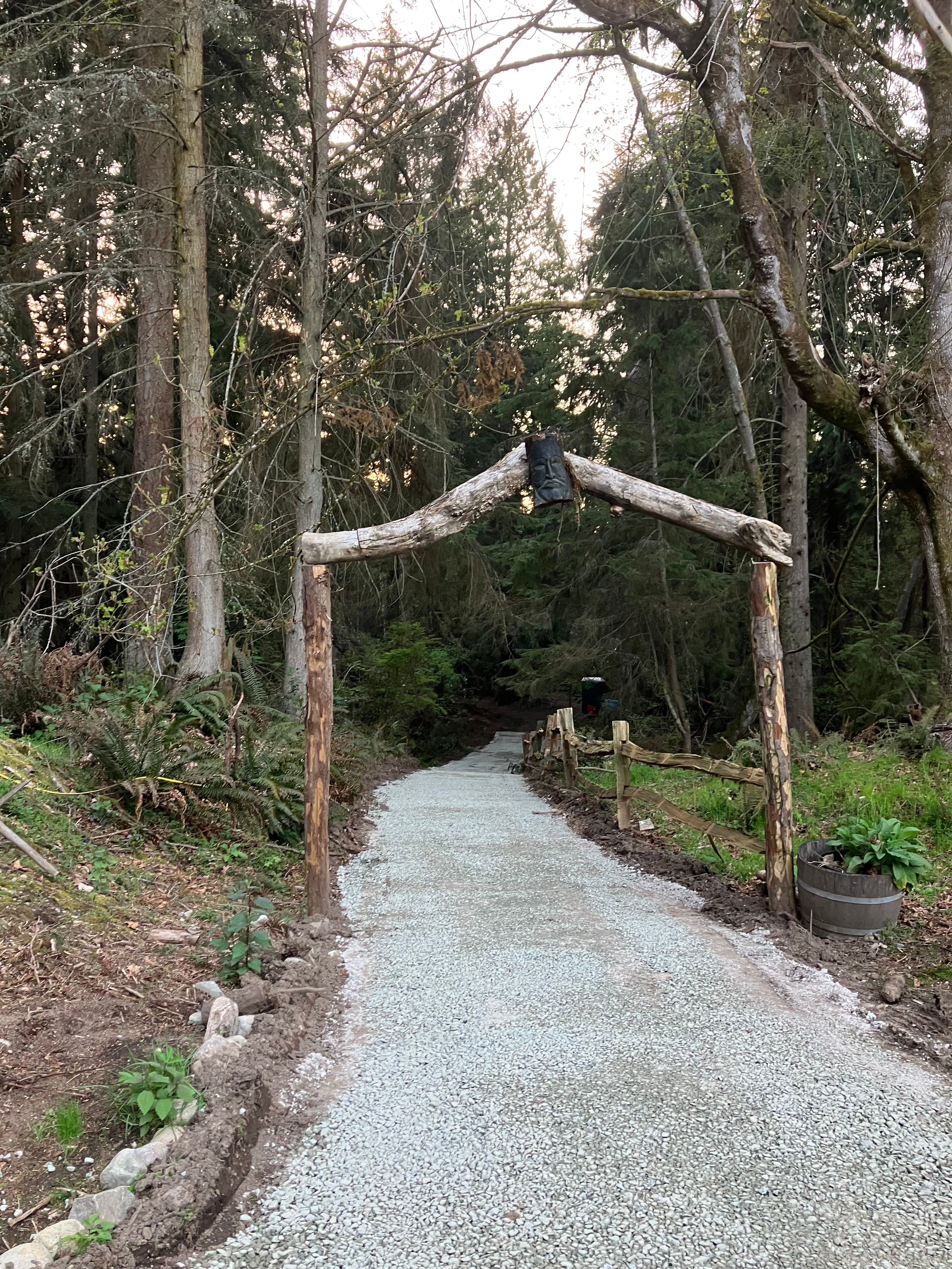 Entrance of the campsite
