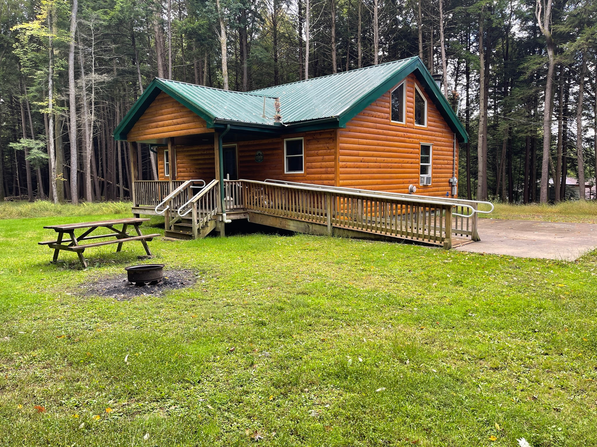 Glamping Cabins in Cook Forest