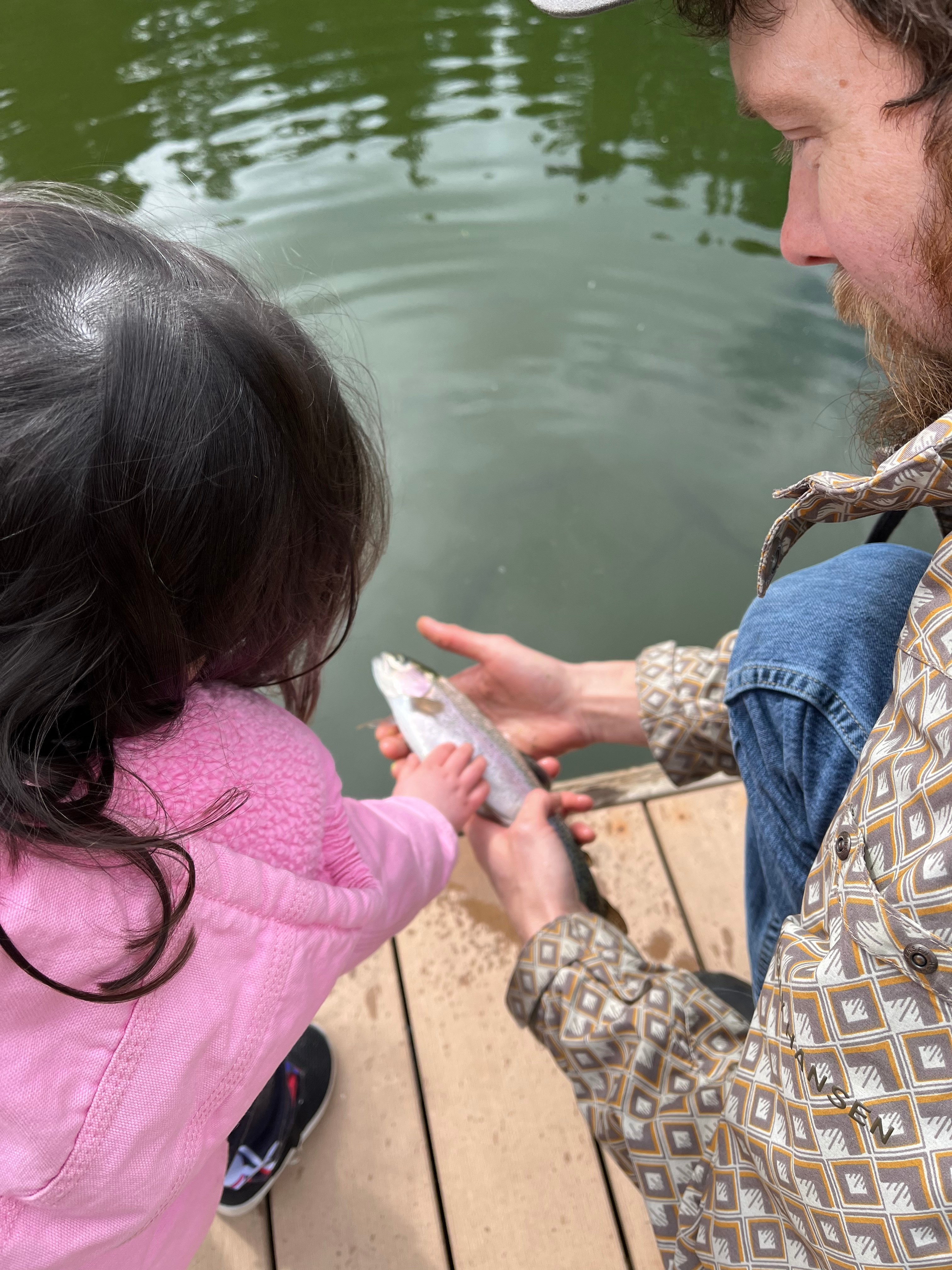 First fish with dad! Great memories 