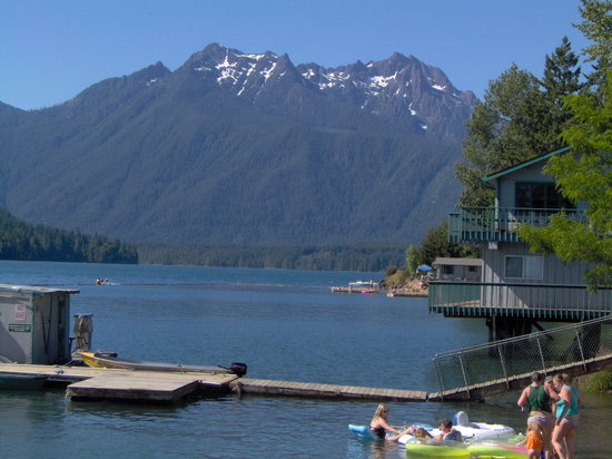 One of the many parks within the Lake Cushman area that you will have access to.