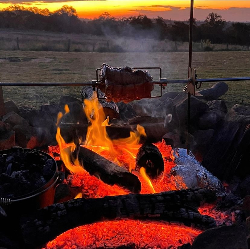 Rotisserie sunset from Travelling Oz Our Way