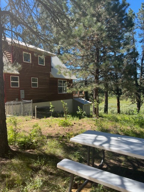 Our cabin is next door