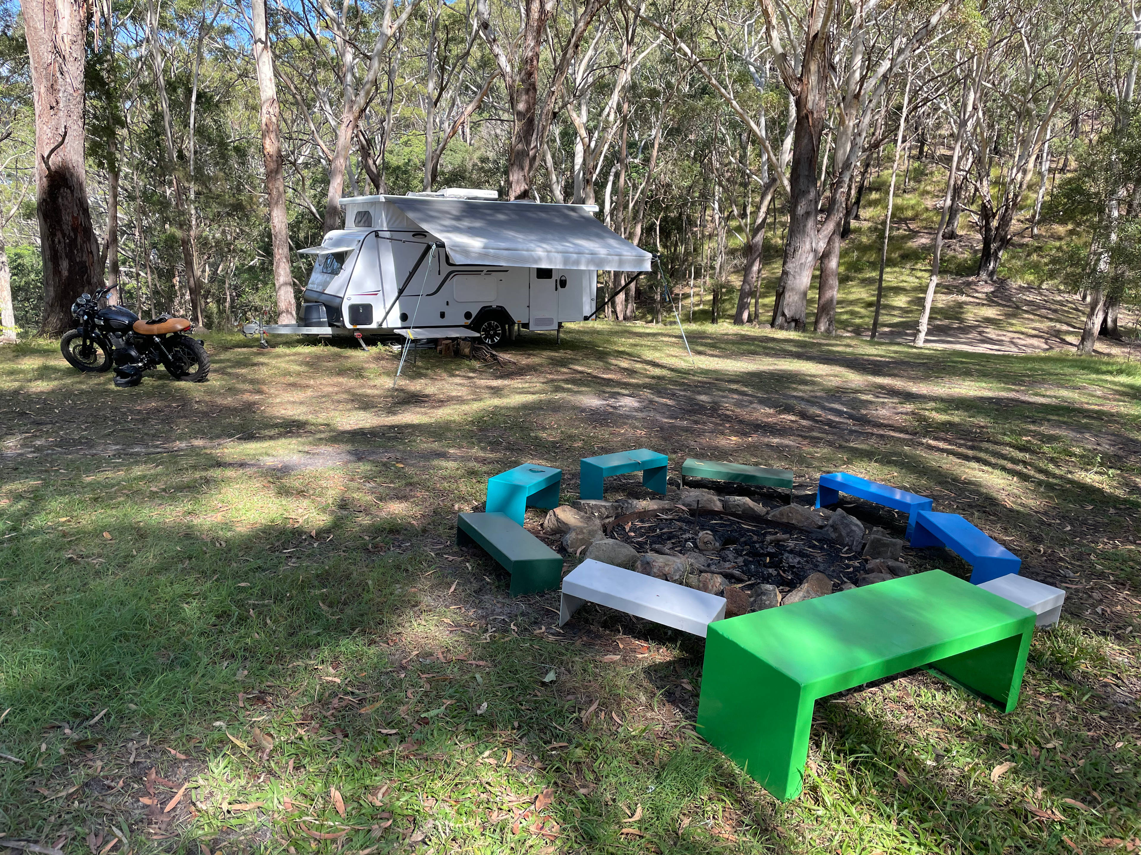 Easy to tow up to the top campsite