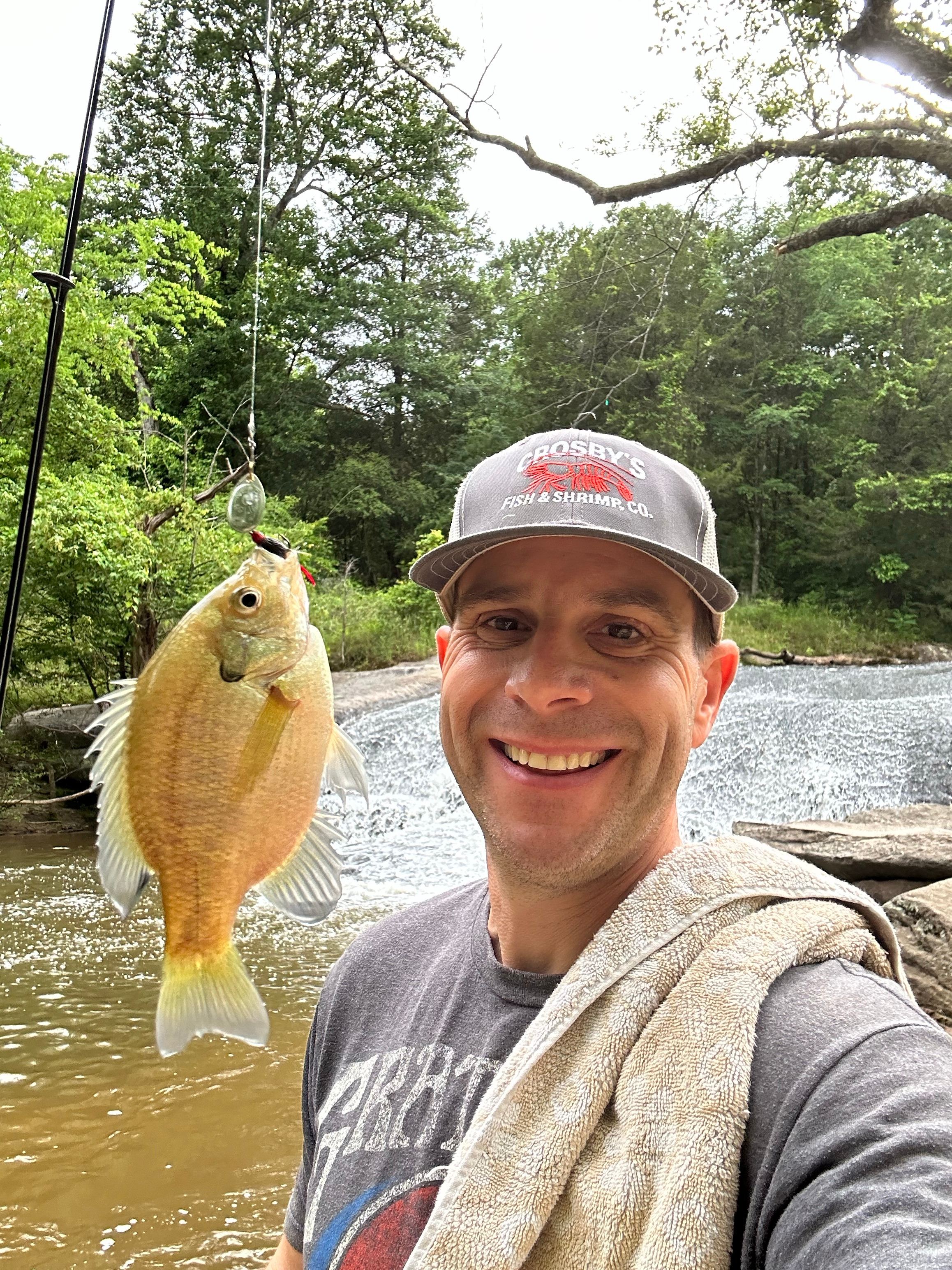 Waterfall camping close to CLT