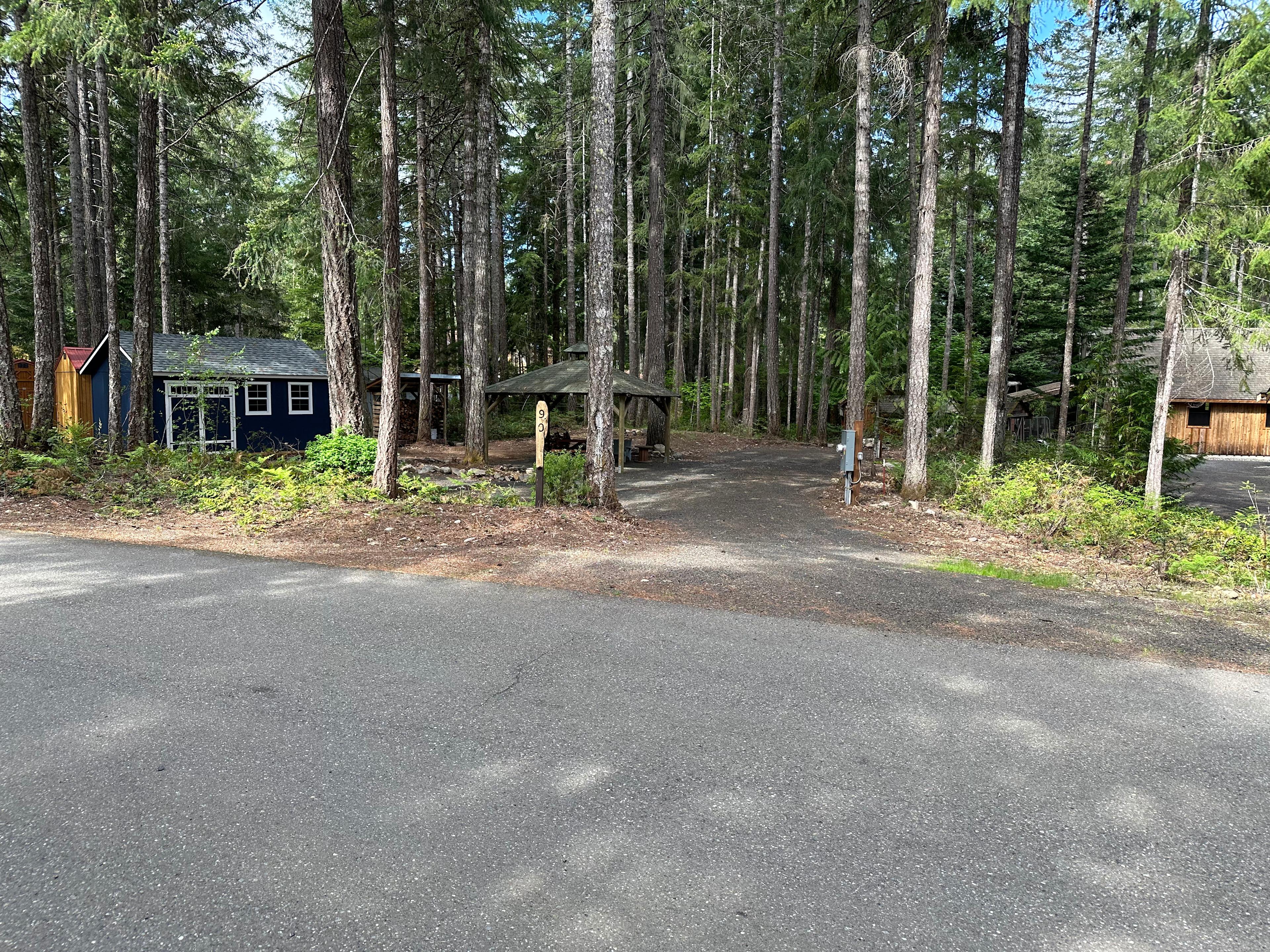 Lake Cushman RV Camping Lot