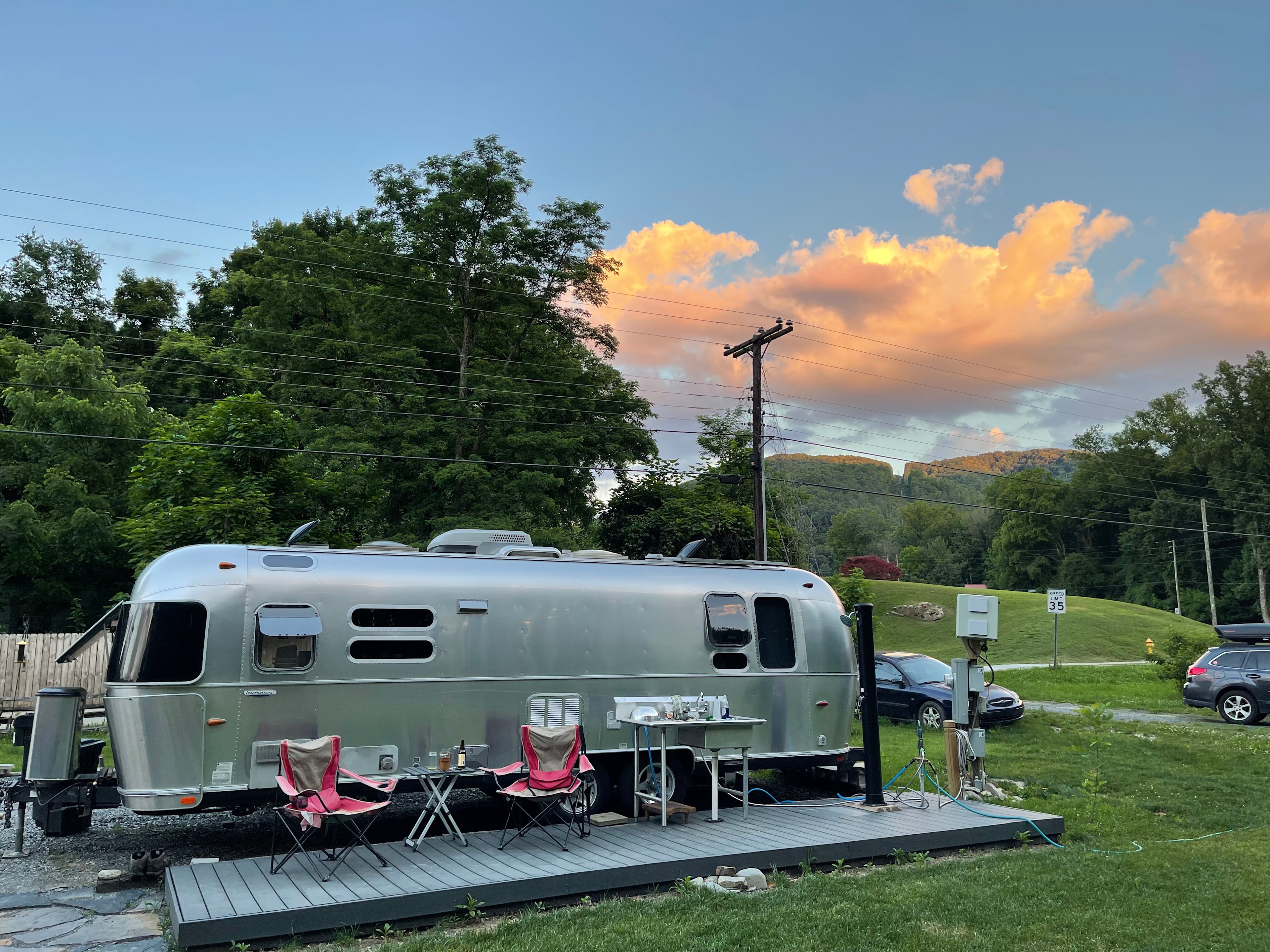 South View to Hot Springs Mountain