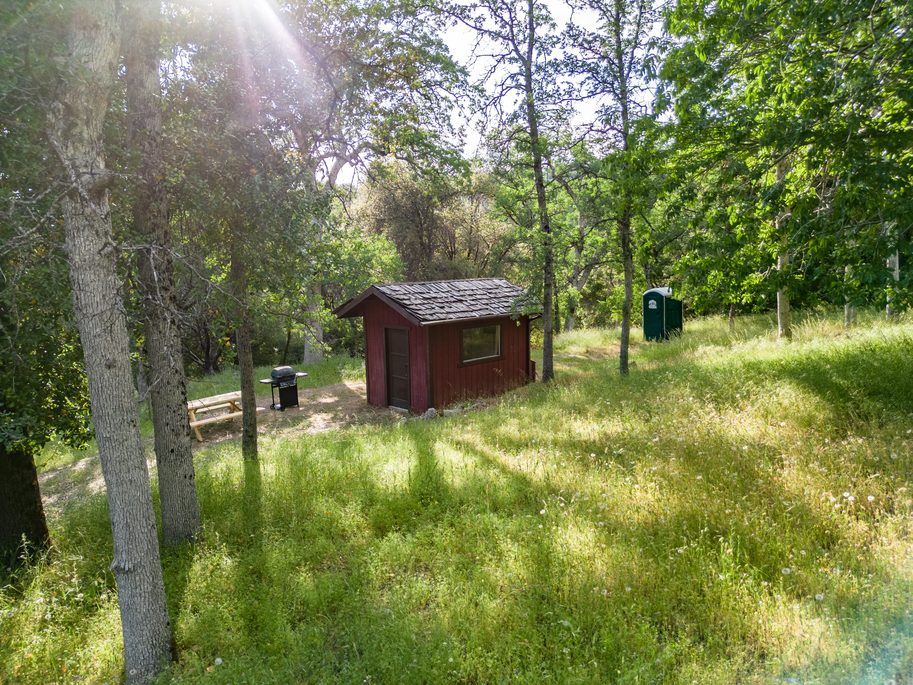 Site view from uphill