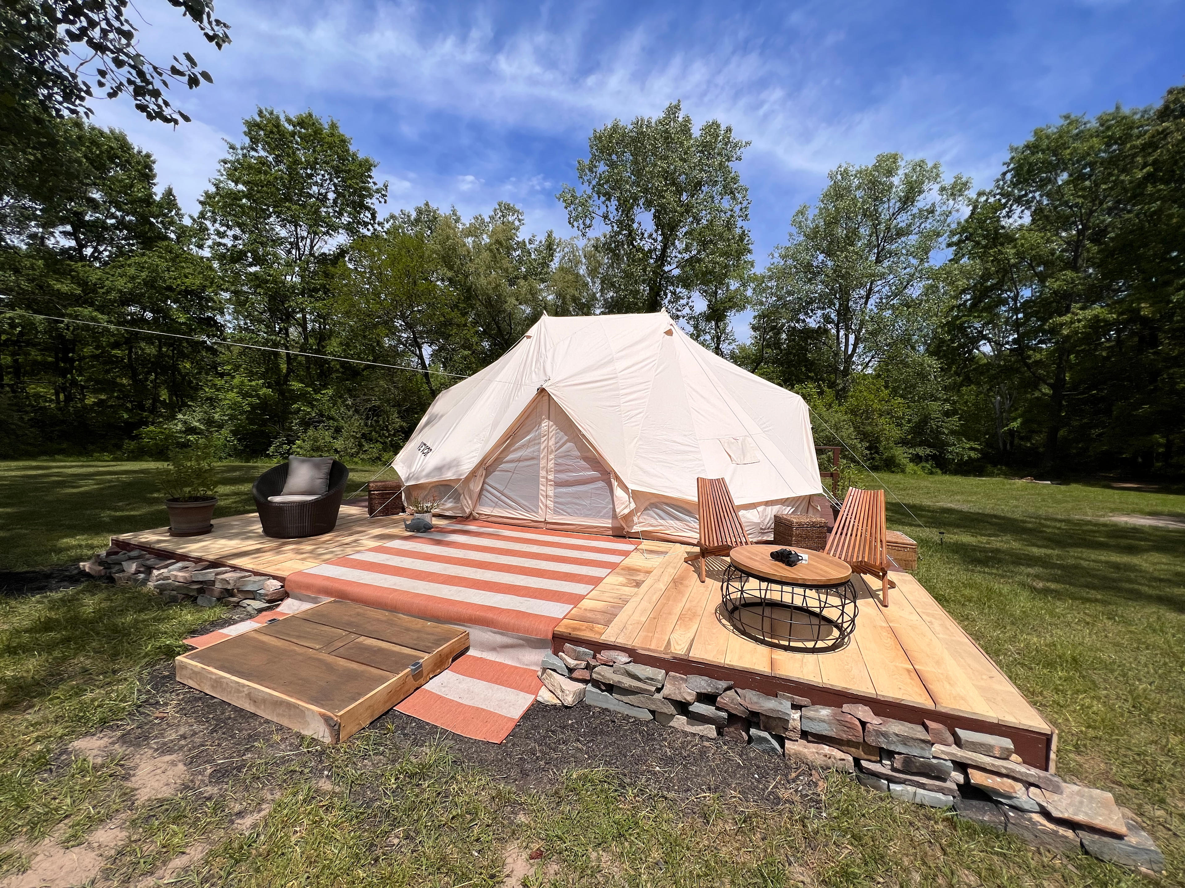 New Year - New Deck - New Tent 
