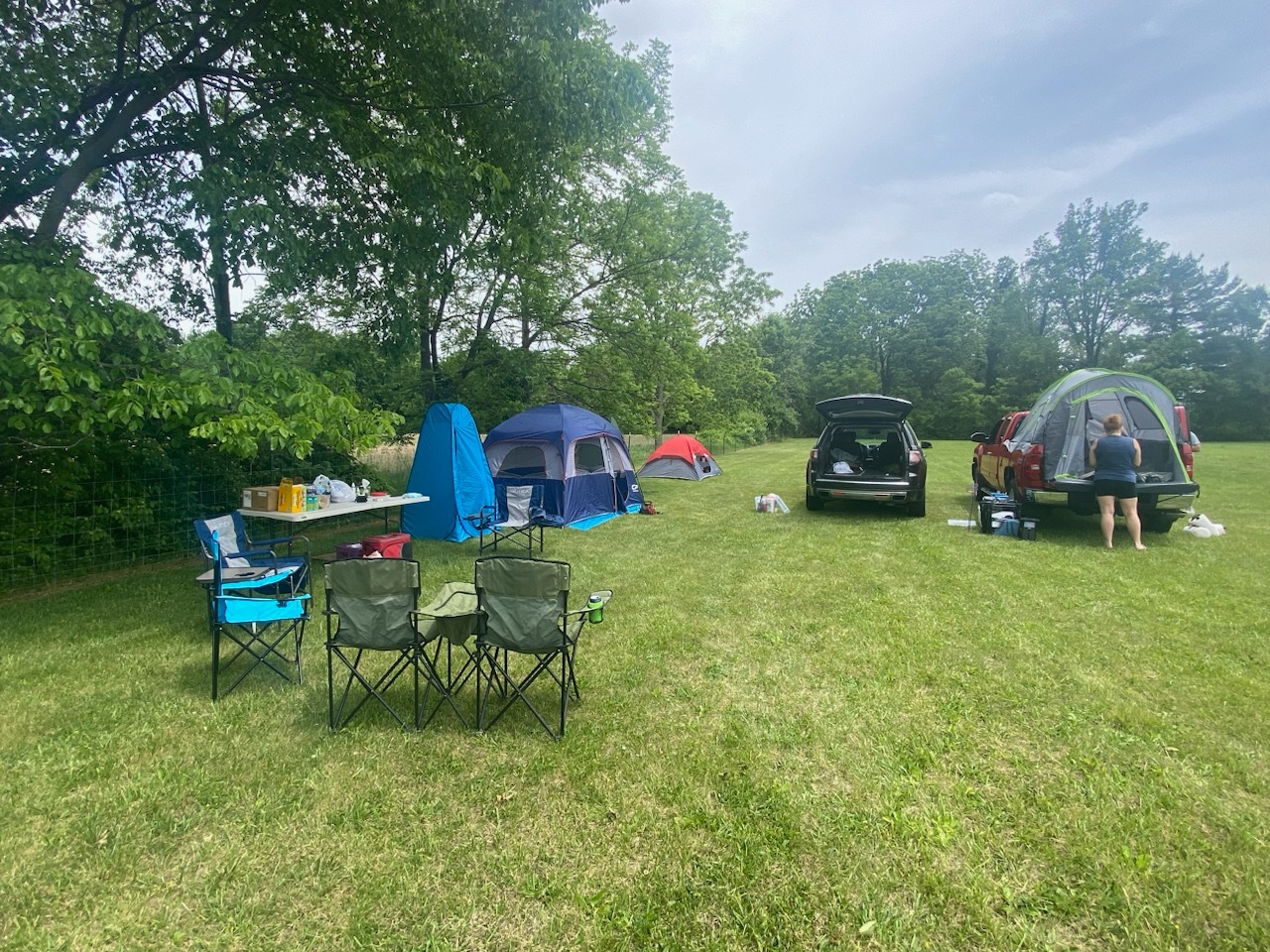 TIFFIENE’S camp
