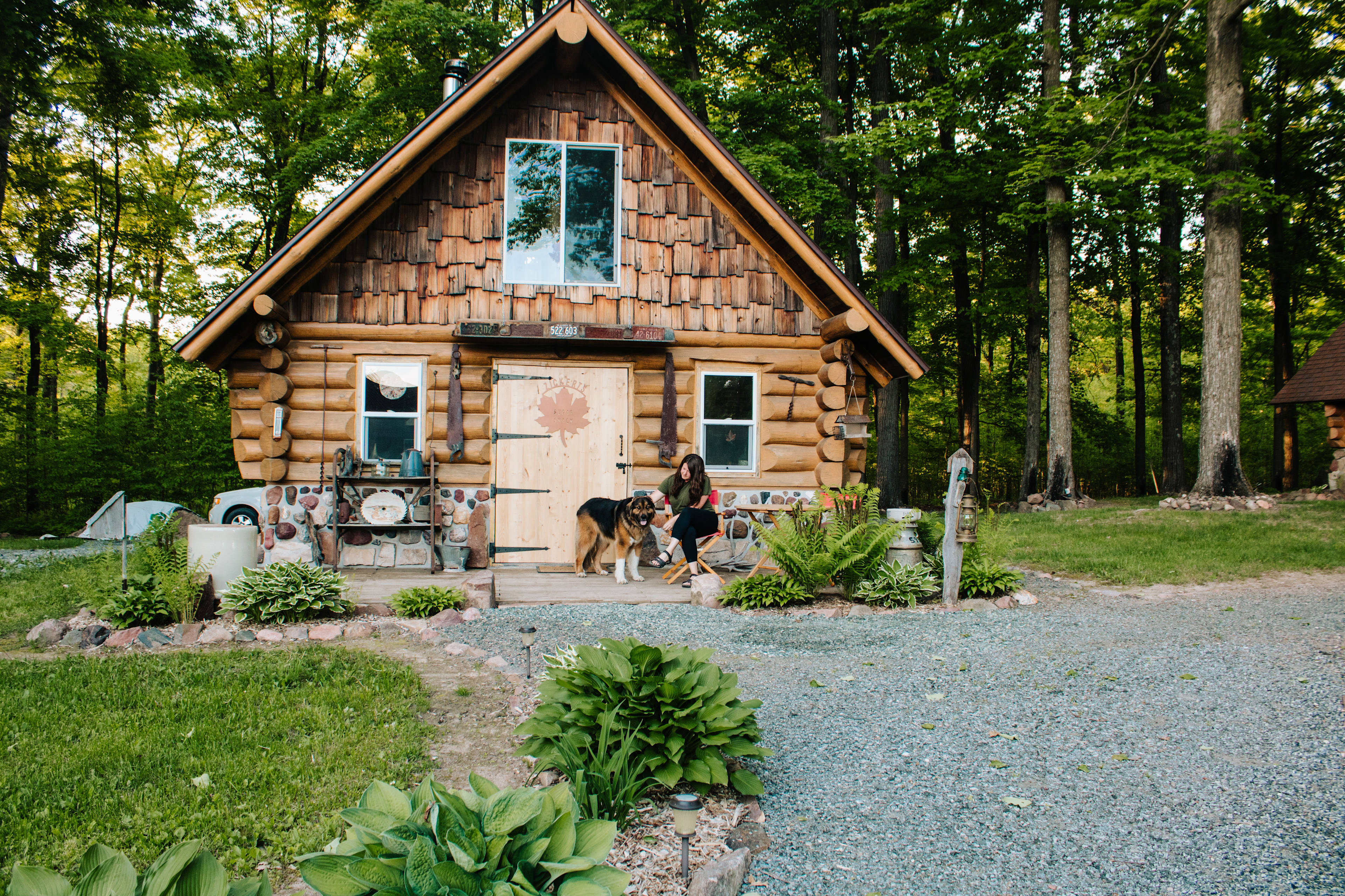 The Sugar Shack - make sure to check out the antique maple syrup bottles and cans around the cabin. 