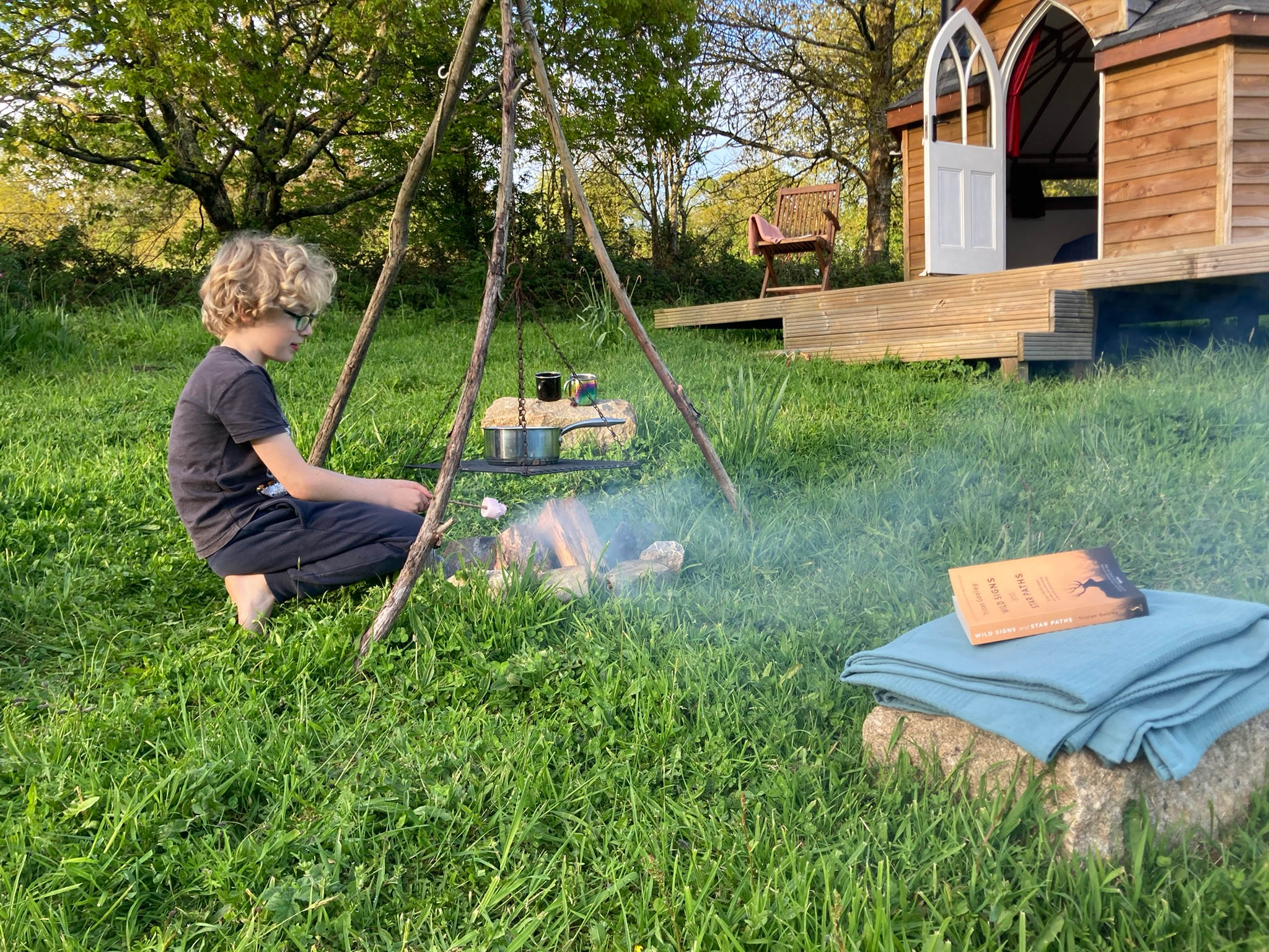 Glamping, wild swimming, tennis