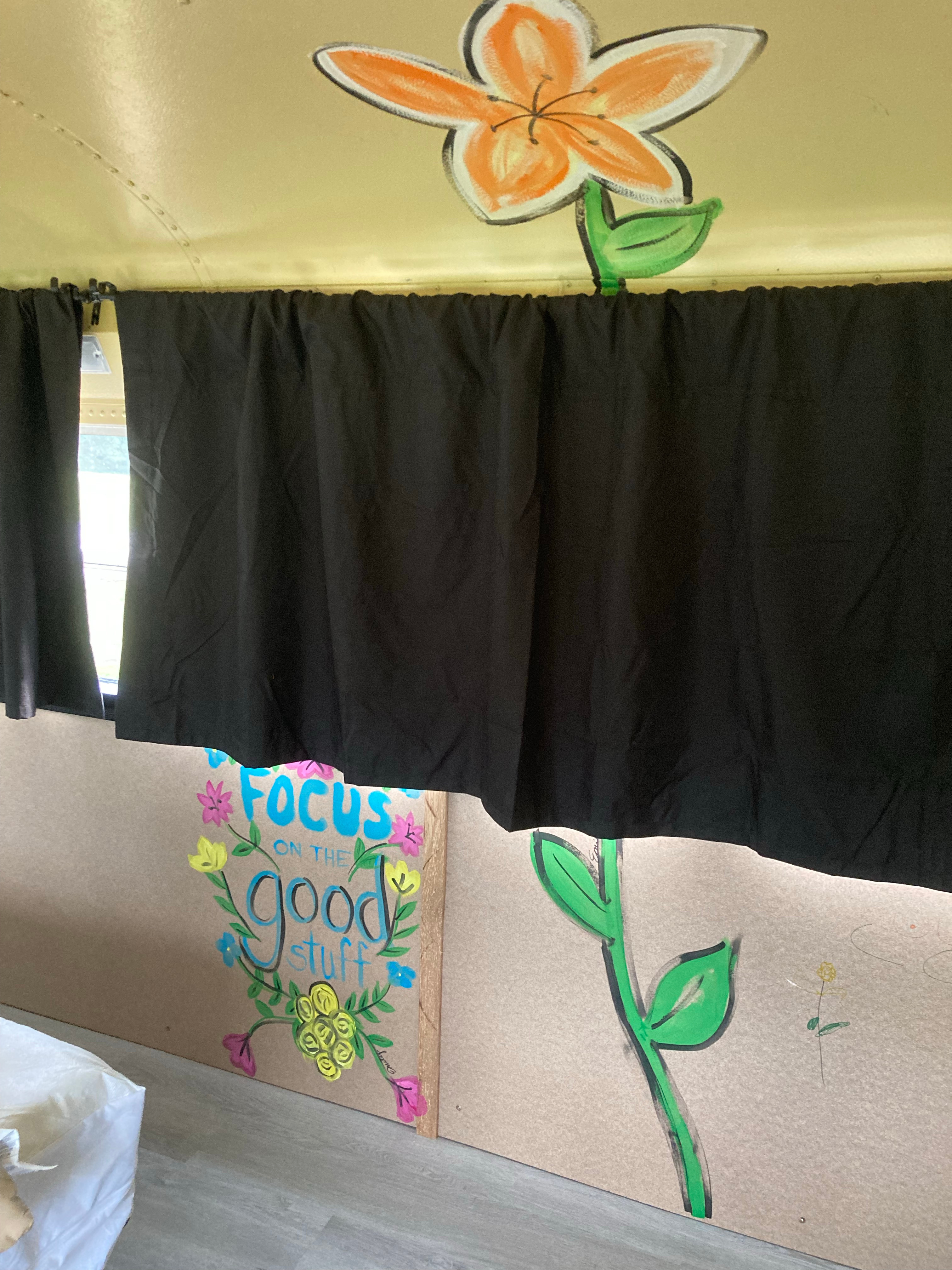 Artwork inside the #Jesusbus