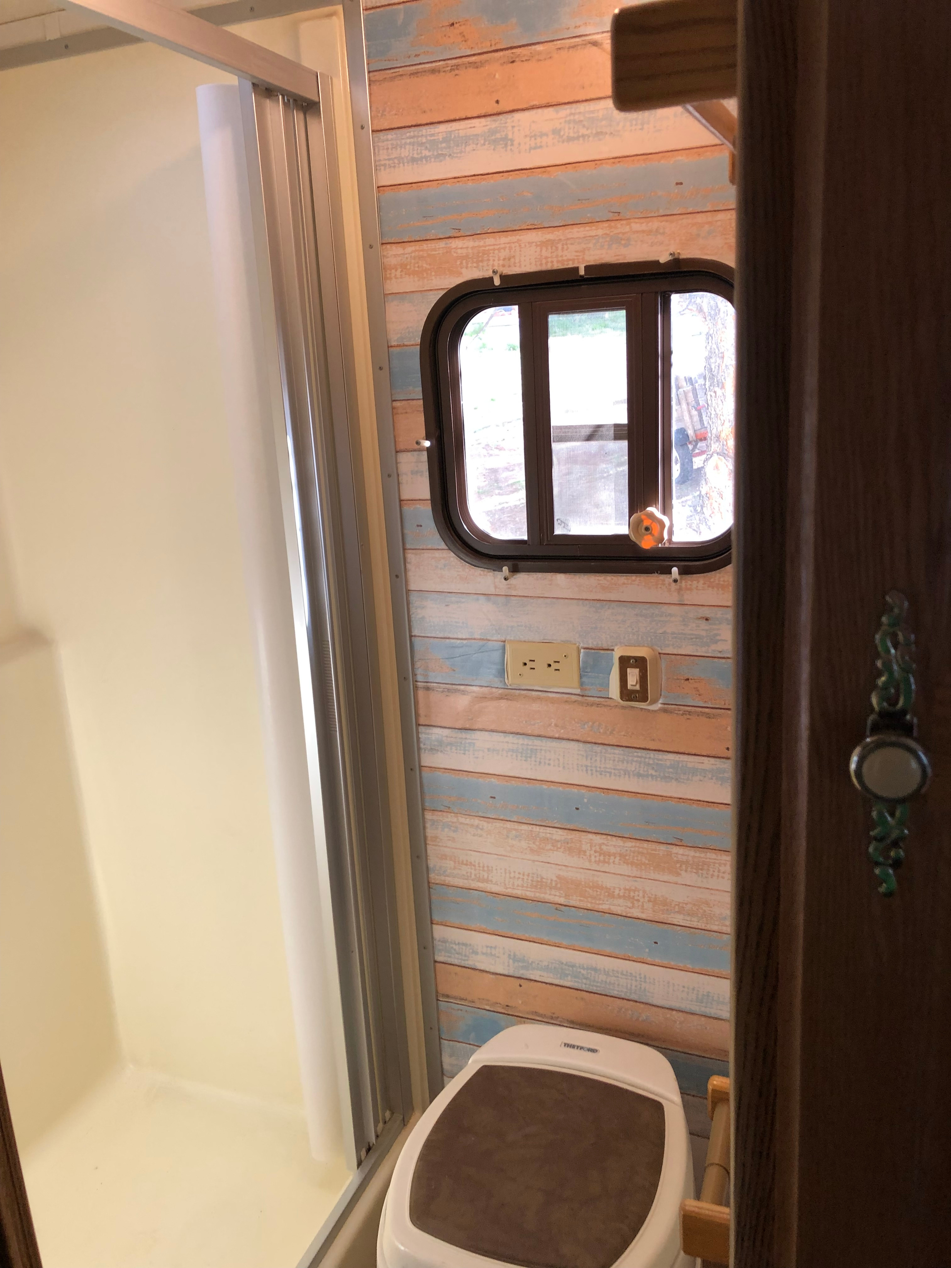 Shower and toilet 
