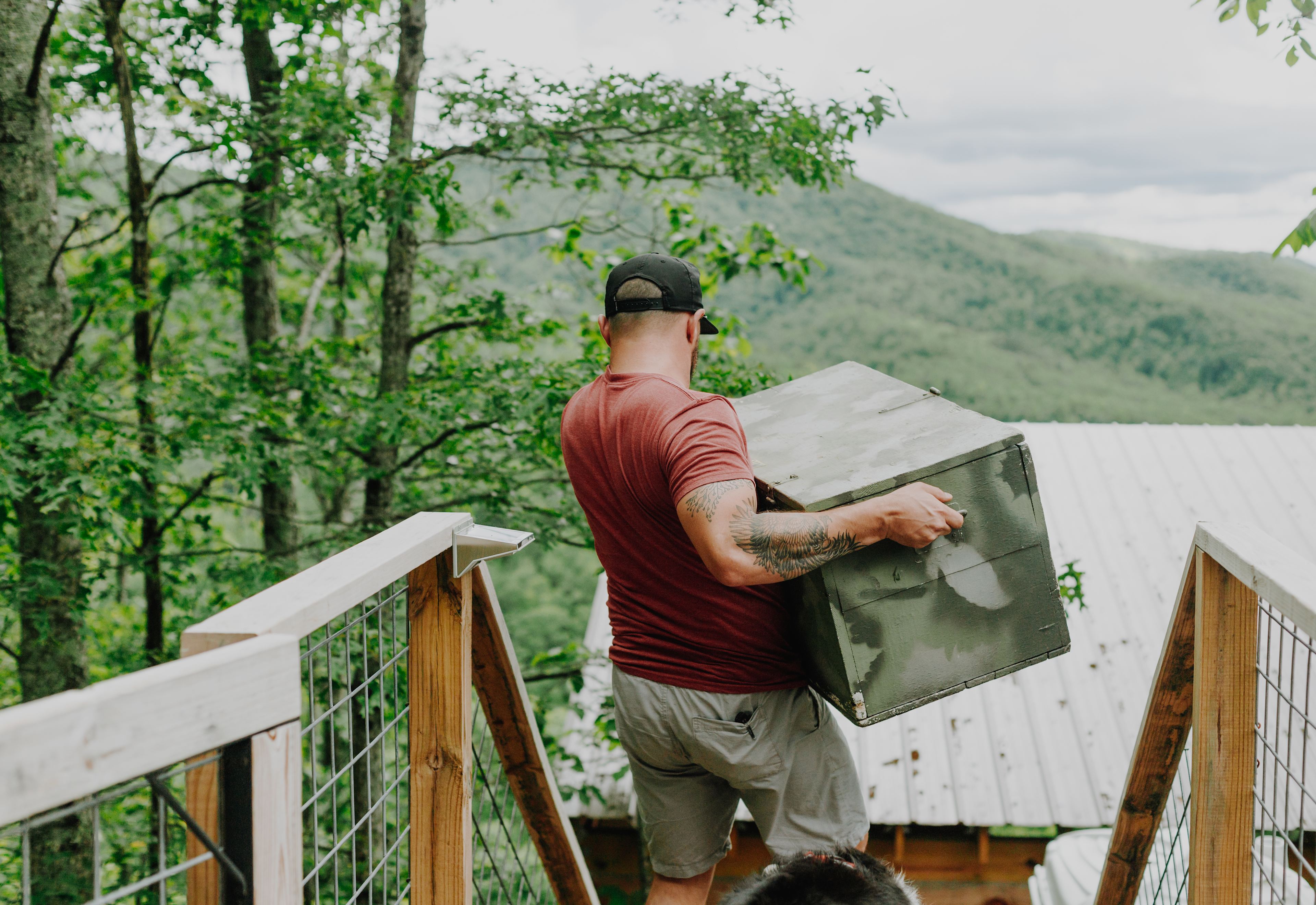 Above the Fray Glamping, Black Mtn.