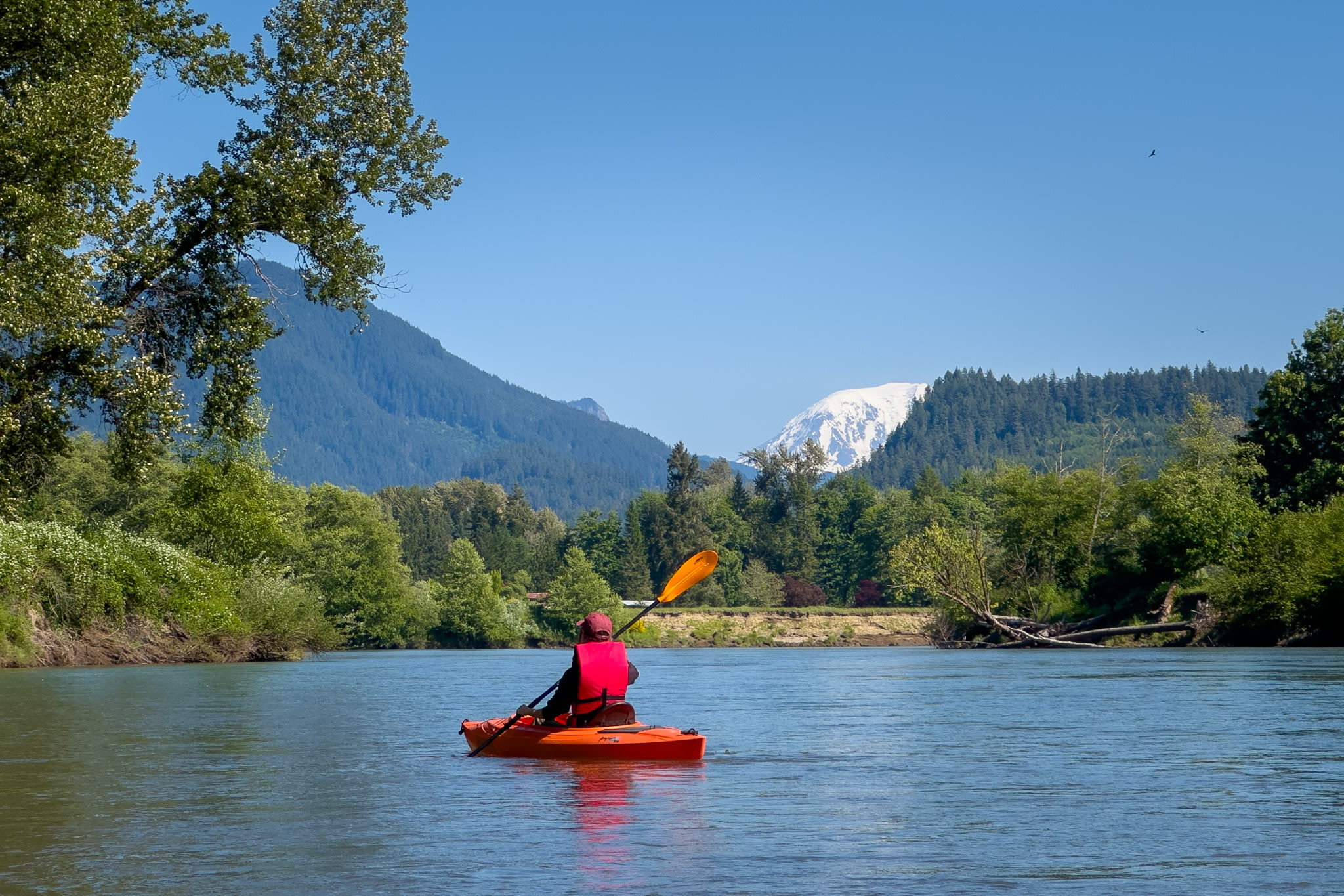 River mountain views