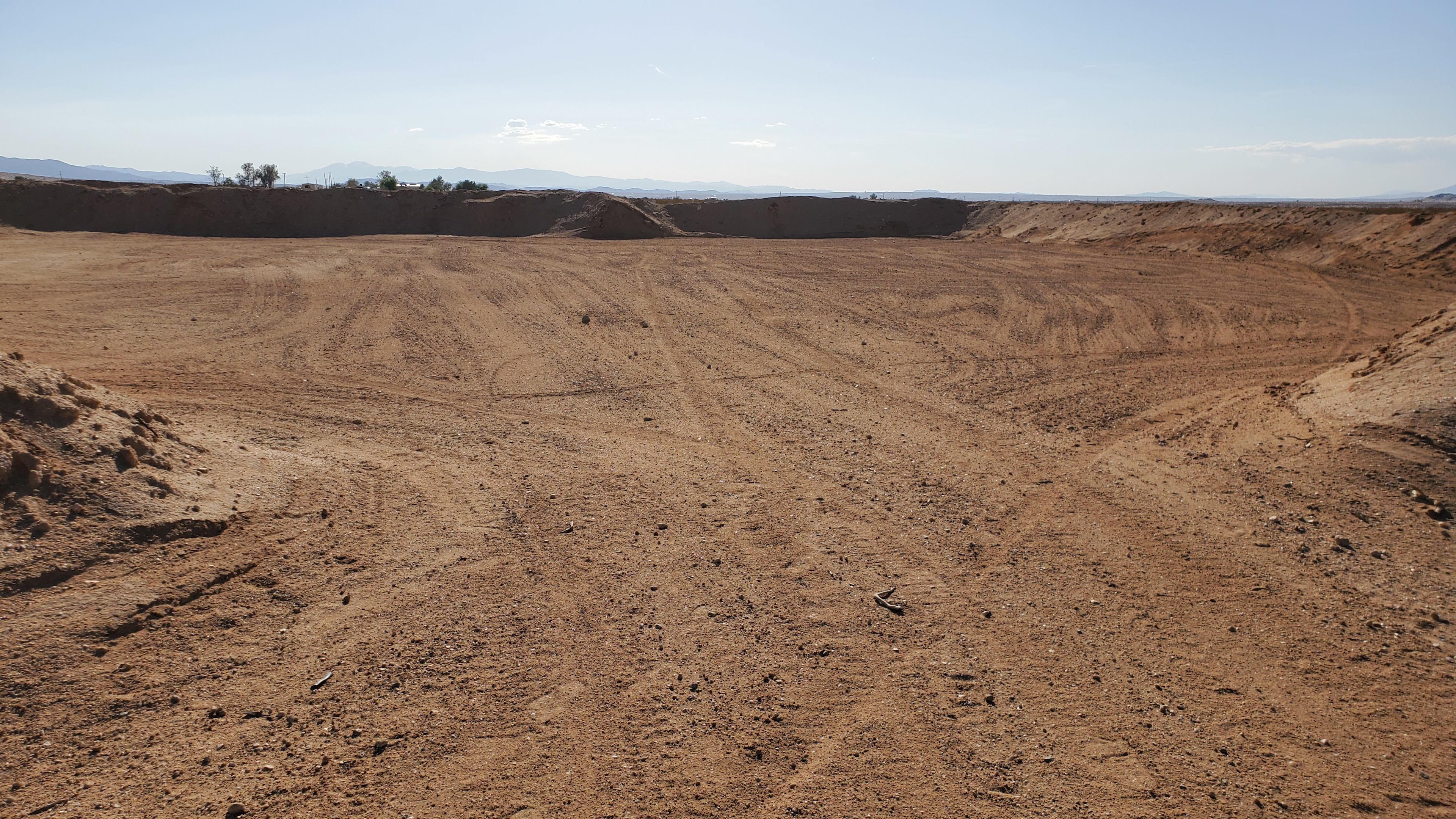 entrance to berm area