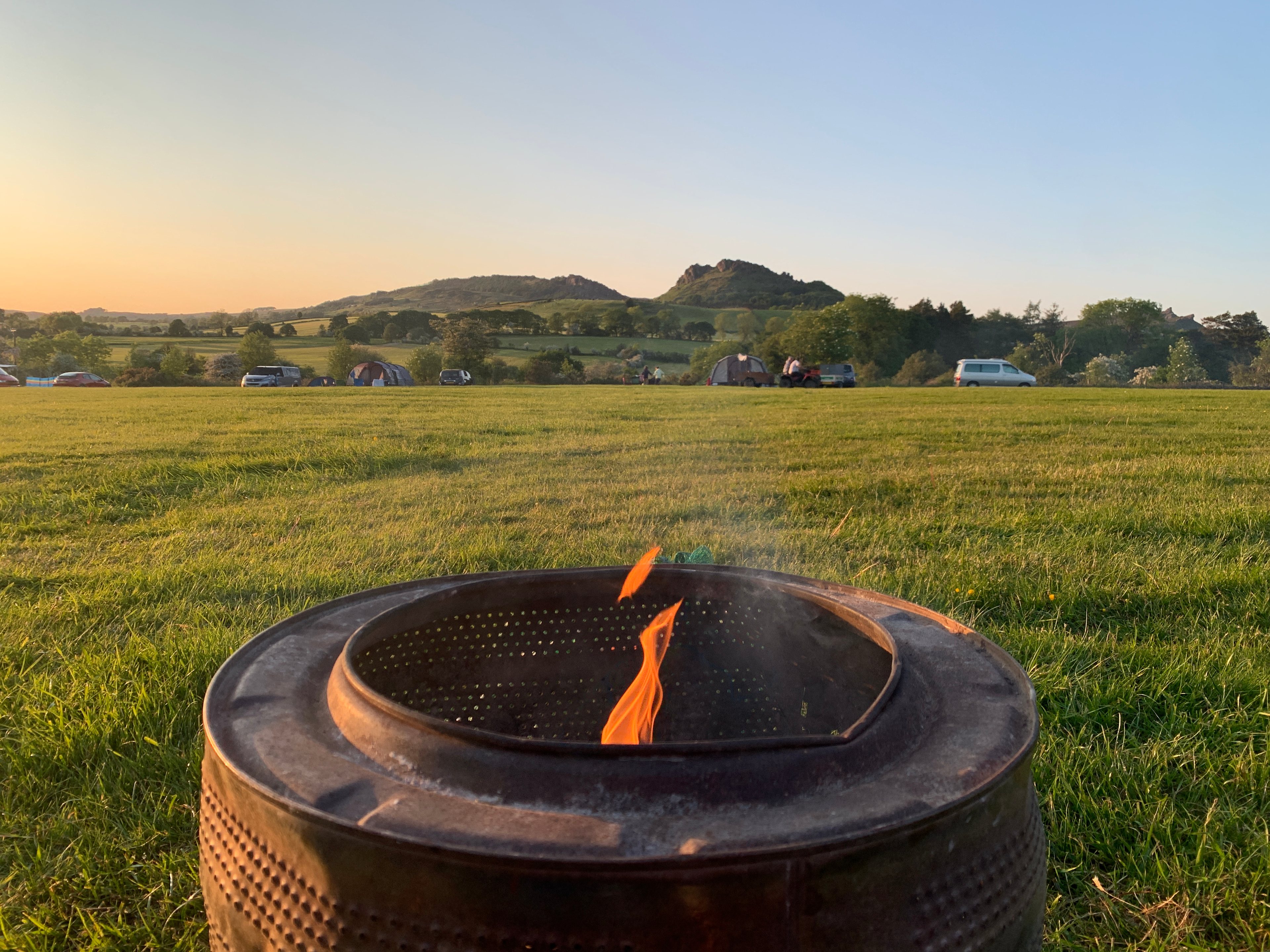 Camping at The Hollies