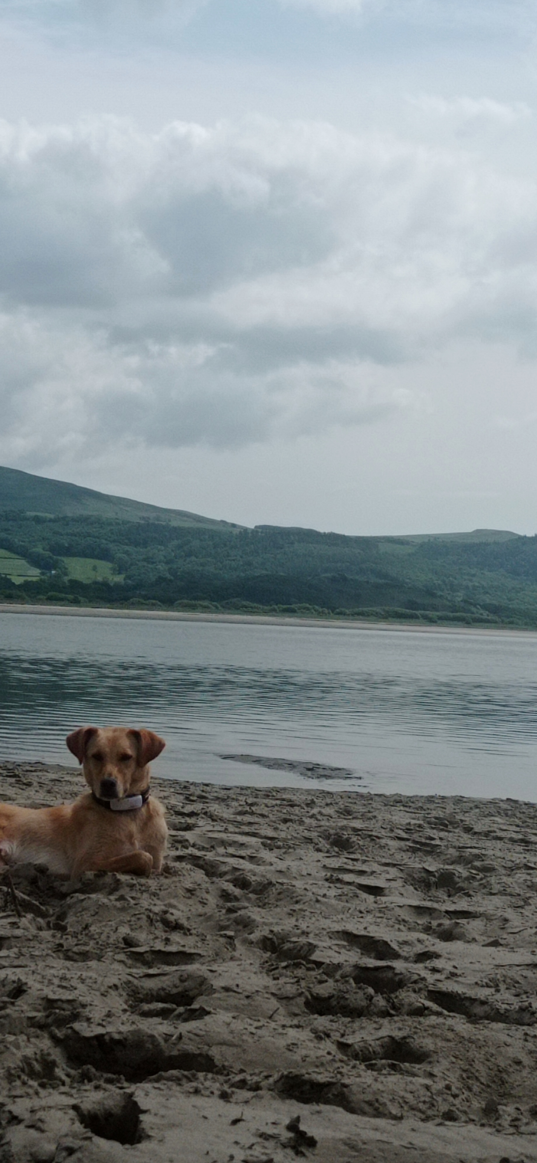 Time to relax after a lot of fun on the beach