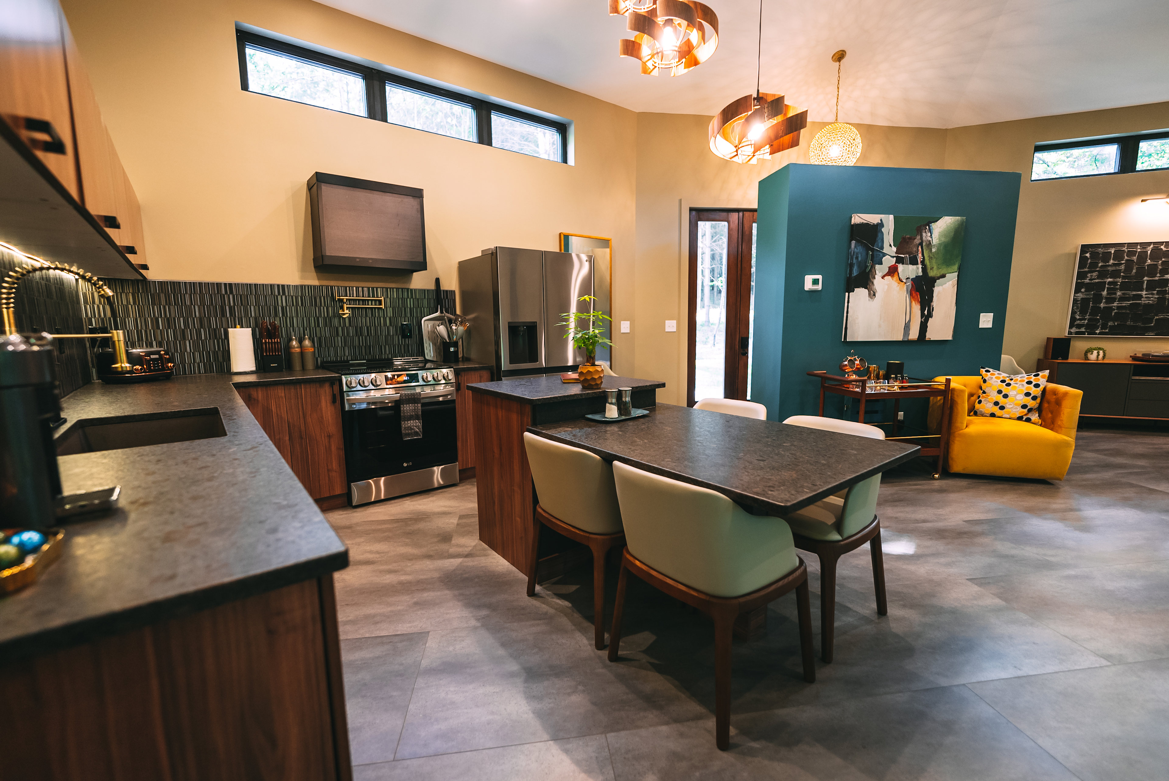 We've had guests do yoga in the common space