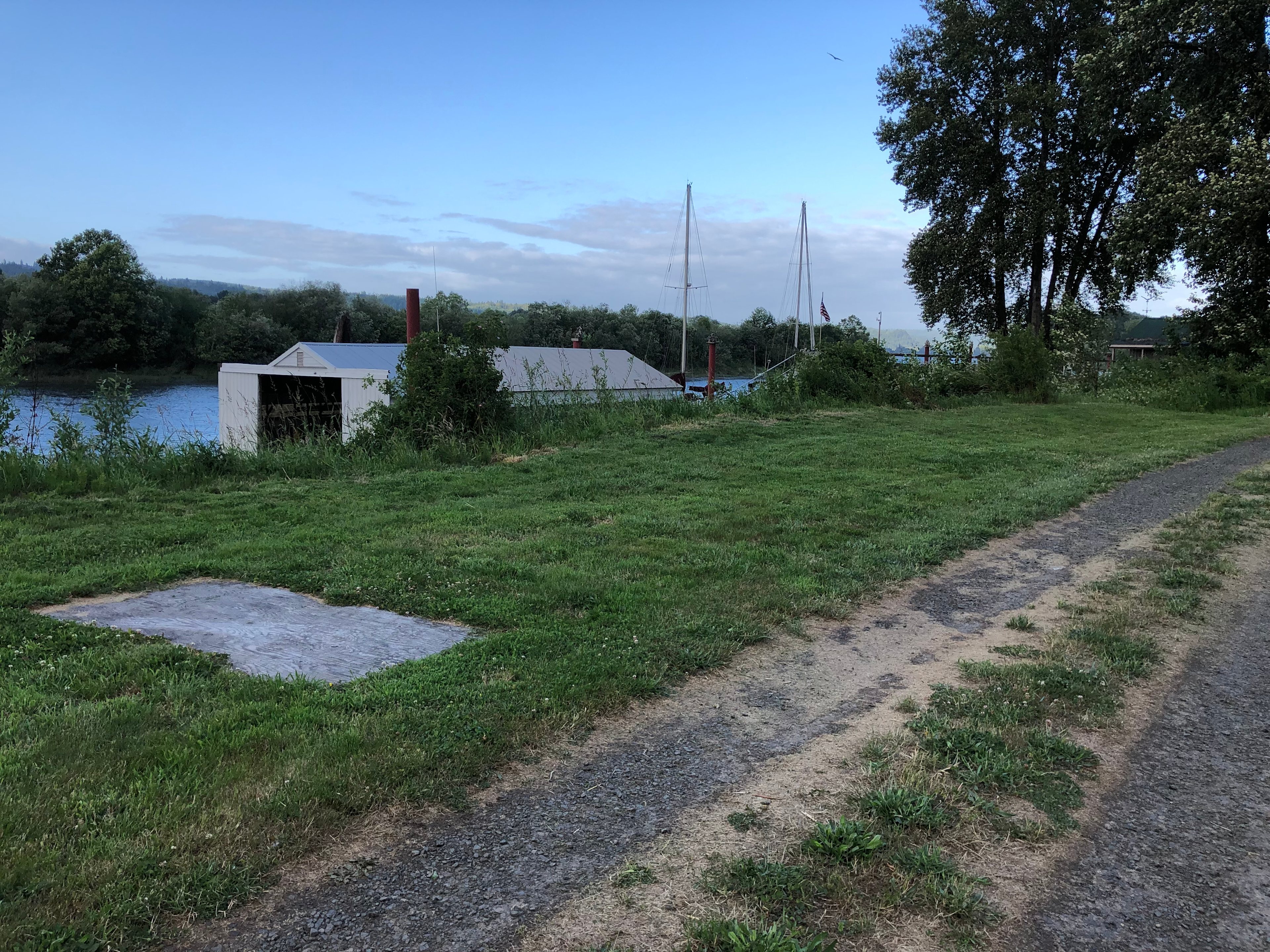RV site looking upstream