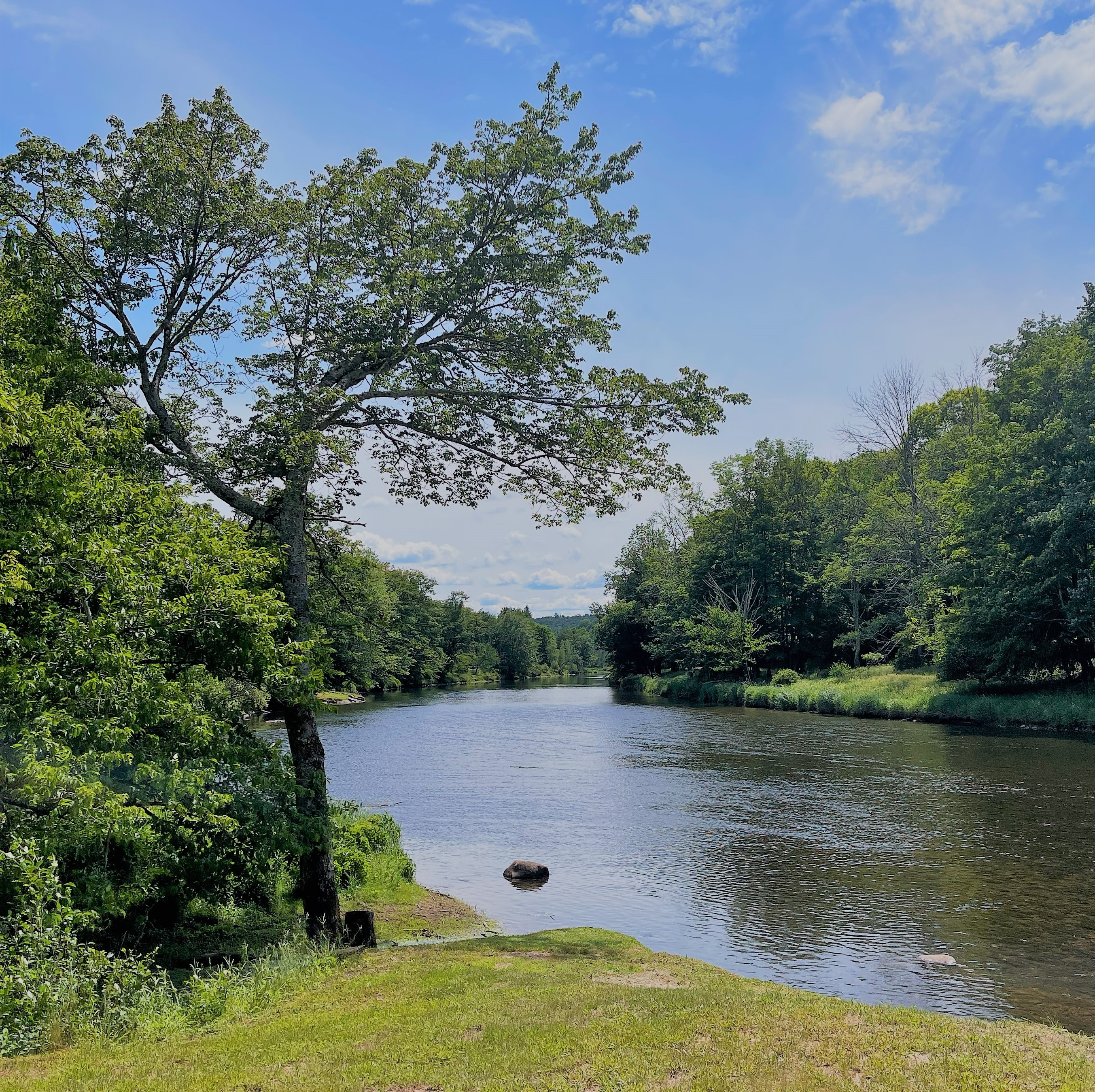 View from the camping location