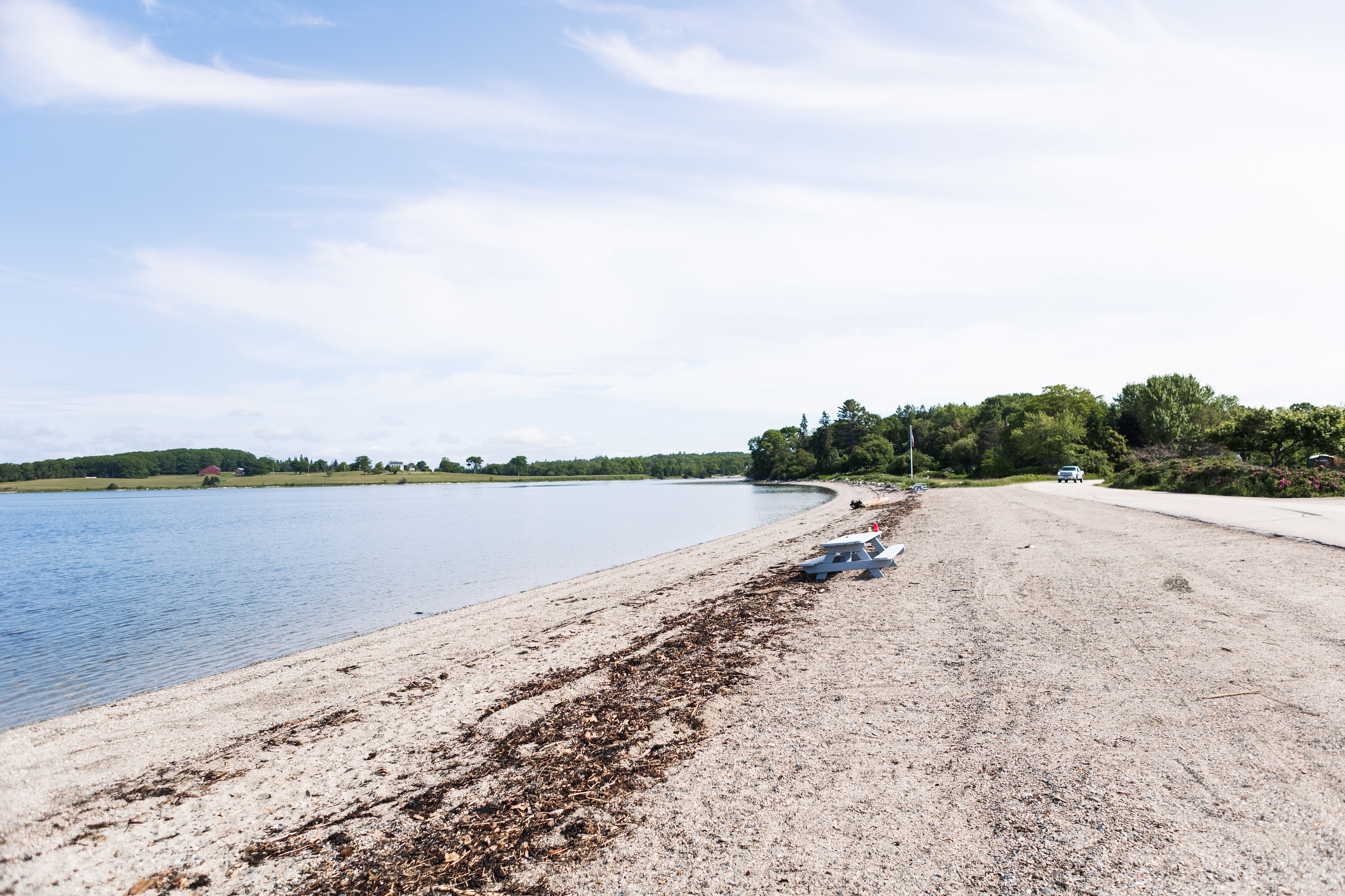 not far from the beach 