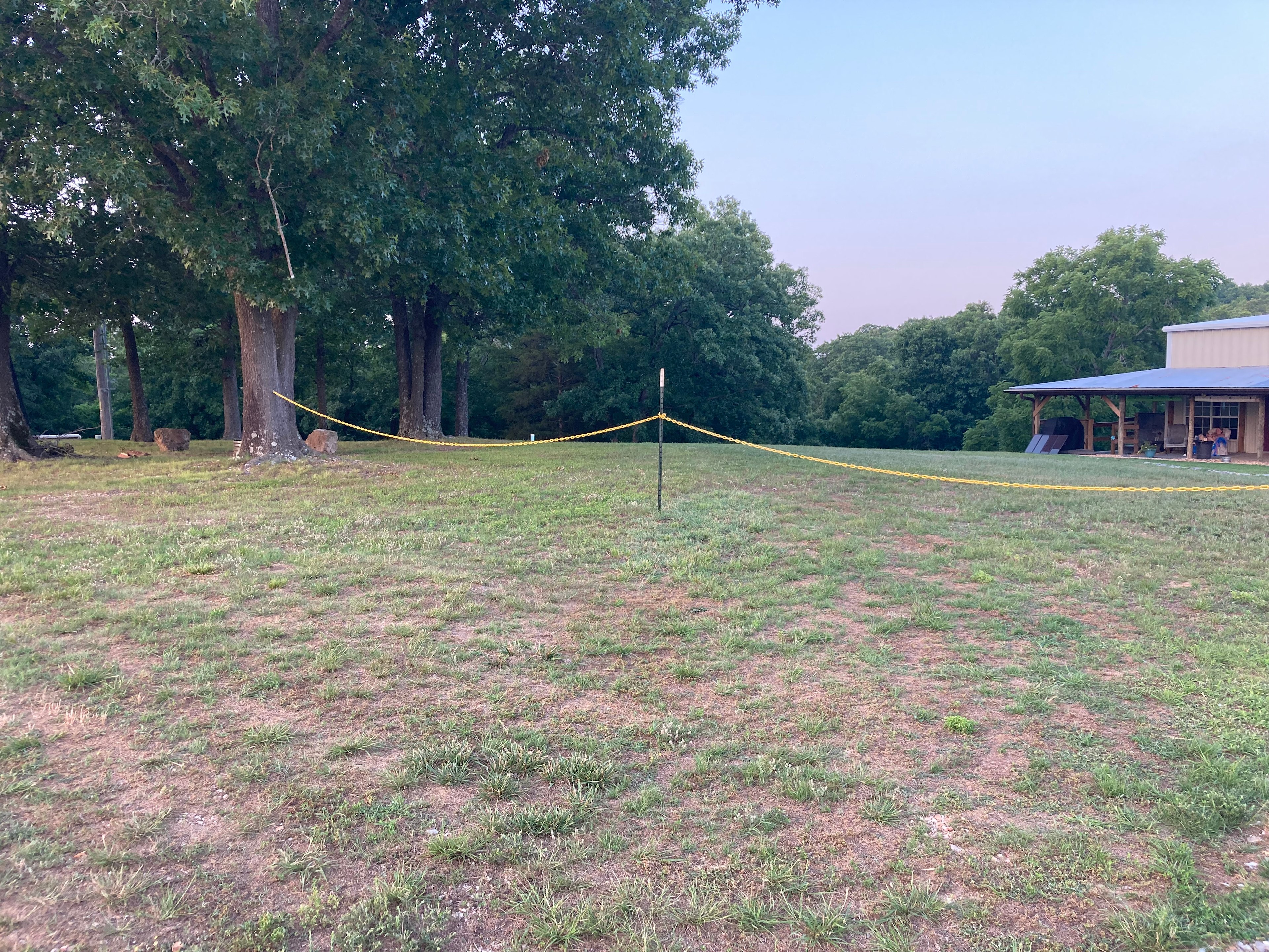 Camp near fire pit/A frame/ front yard area