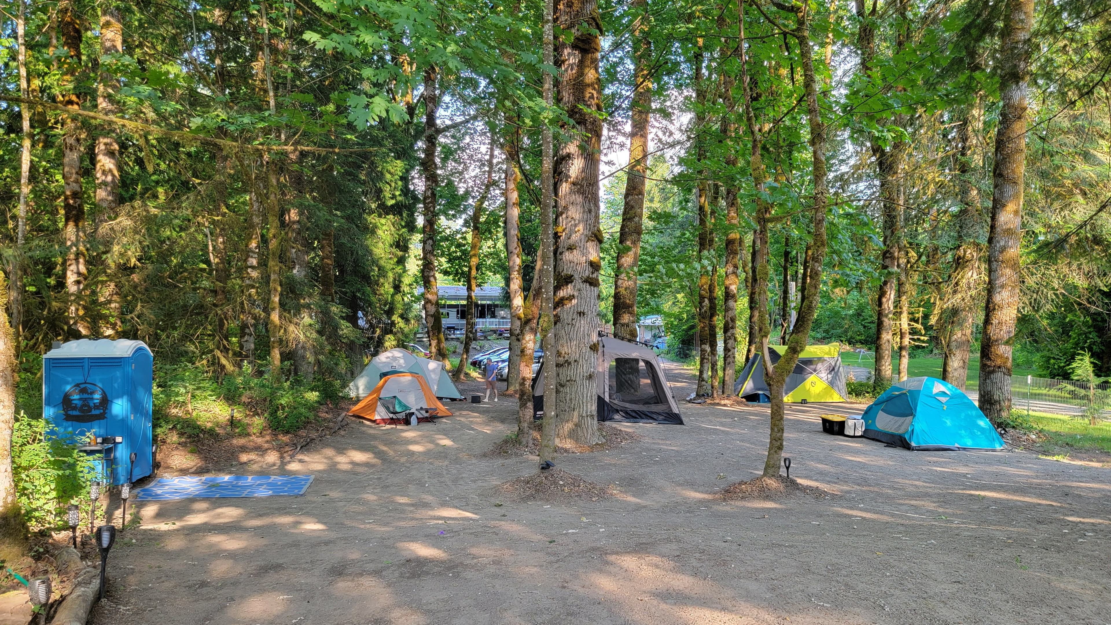 Tons of room for our cars and tents