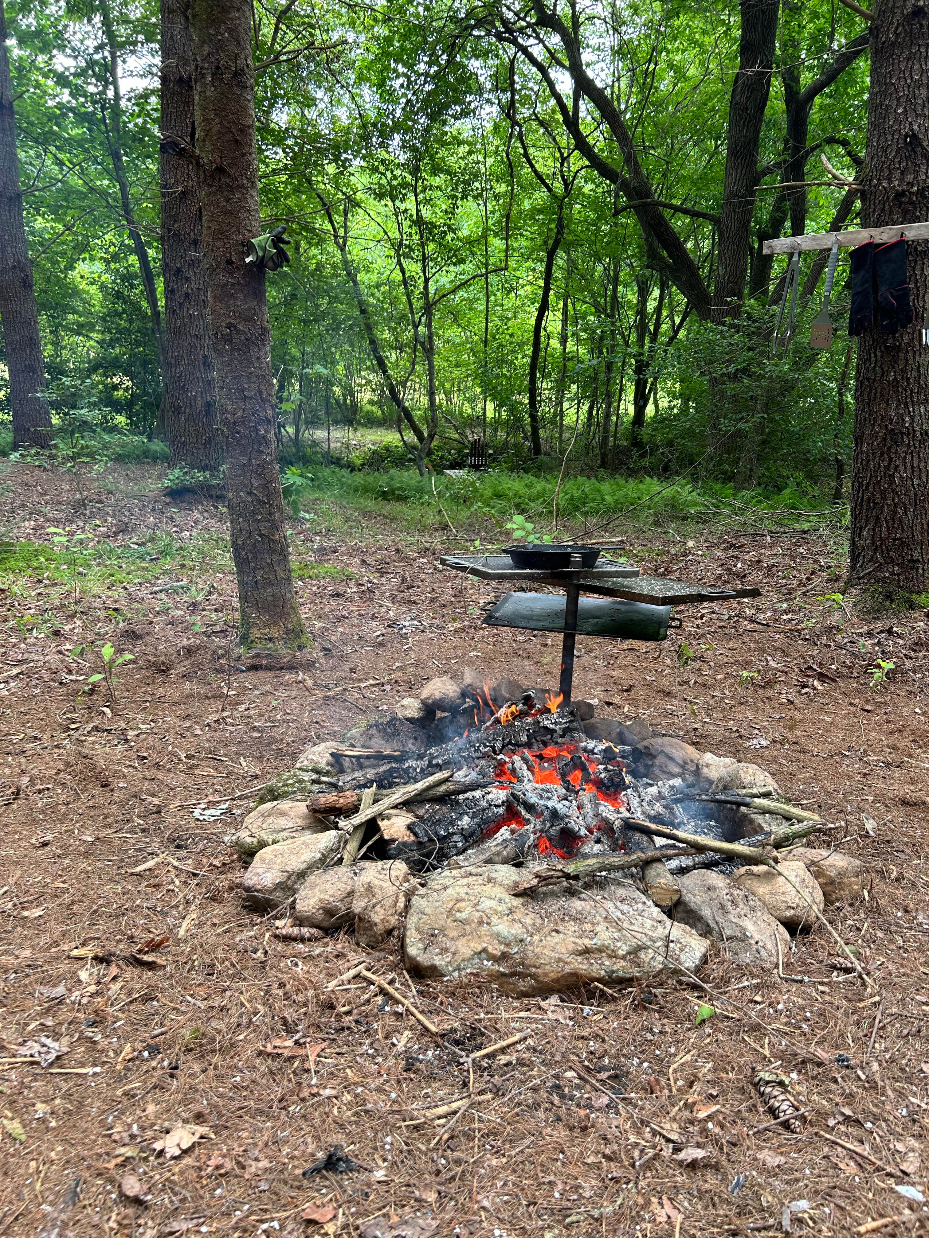 Fire pit. Grill not included