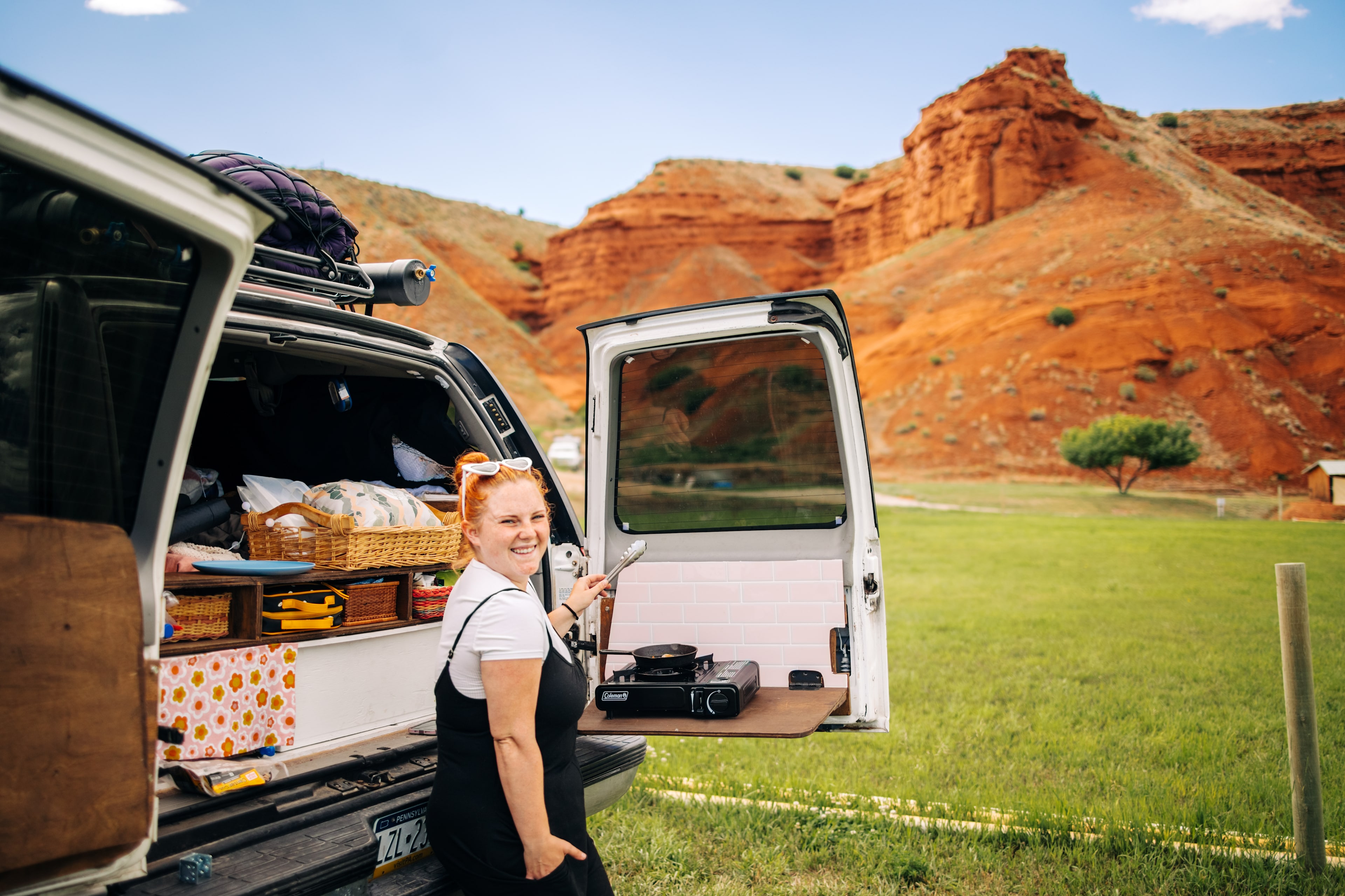 I could get used to cooking with views like this. 