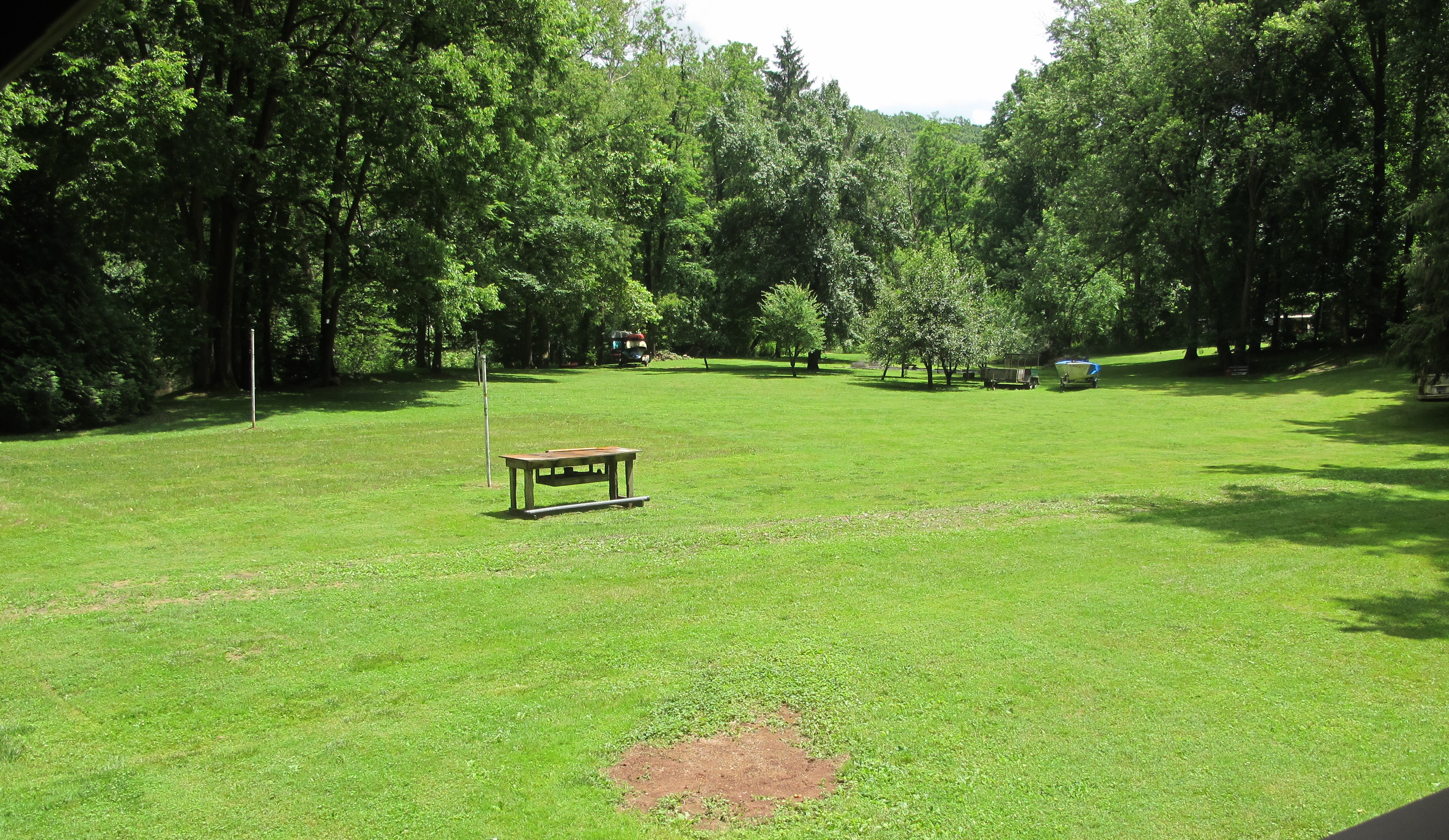 Plenty of space for yard games.