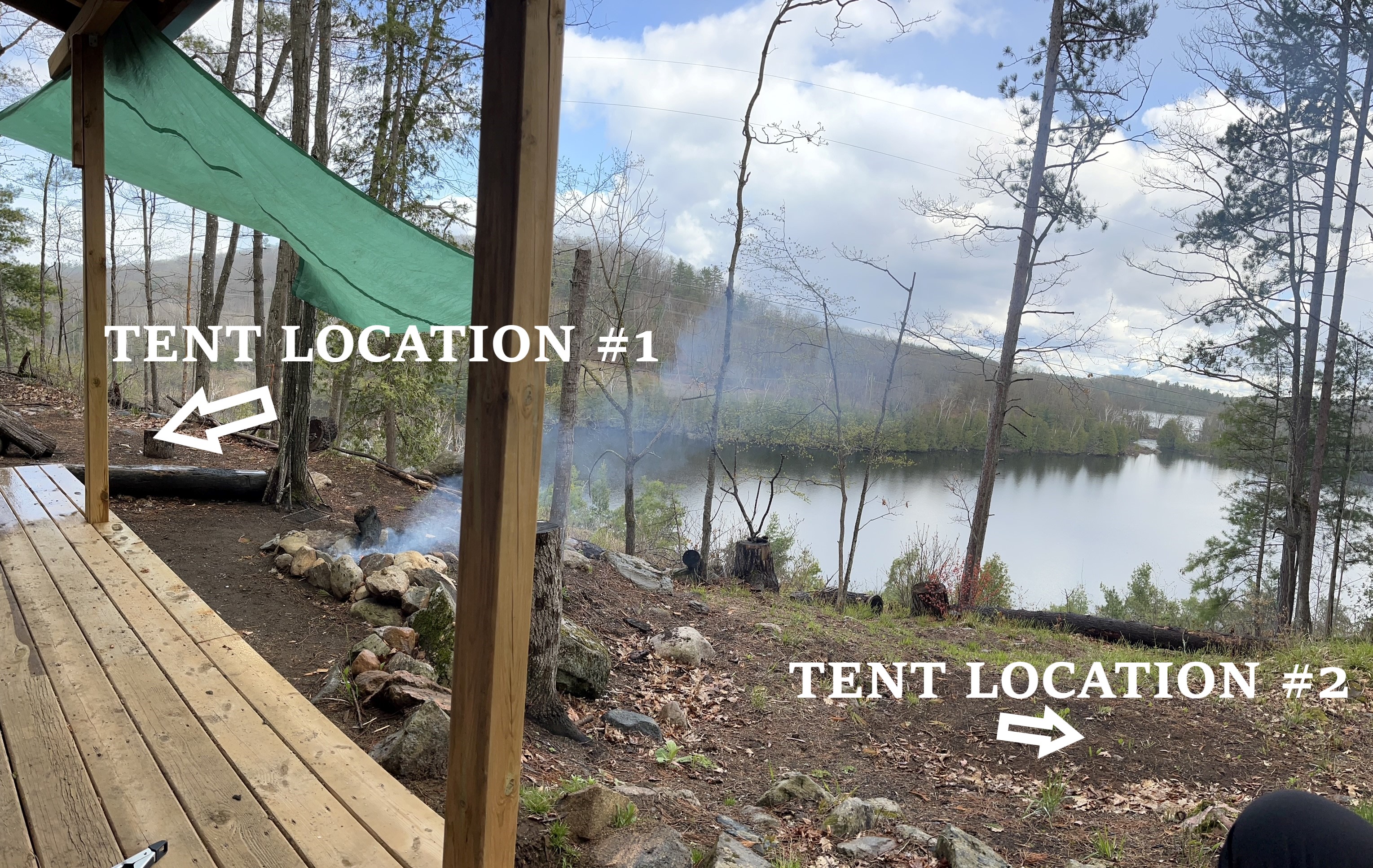 Camping with a view!