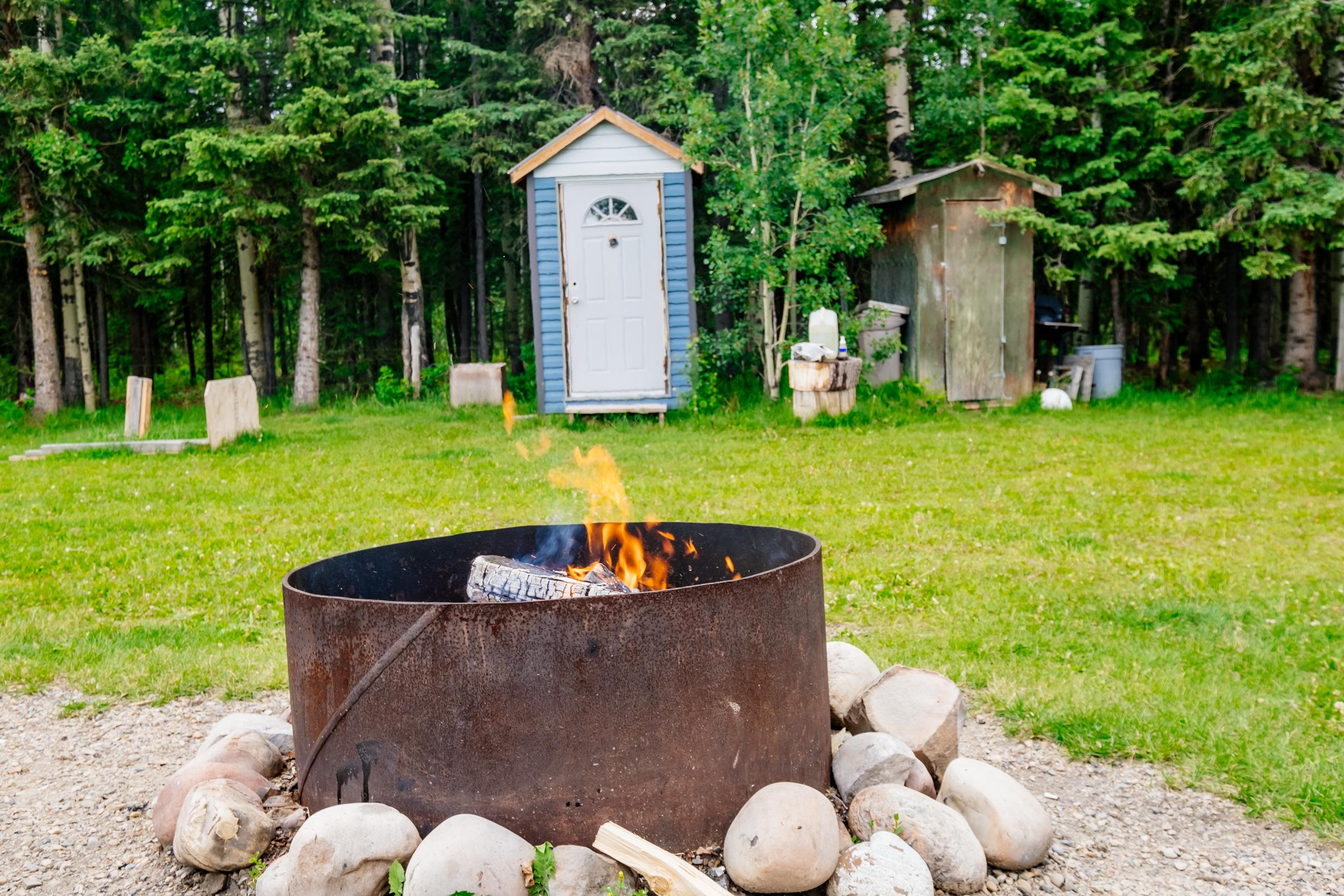 Large fire pit and some other pits...😉