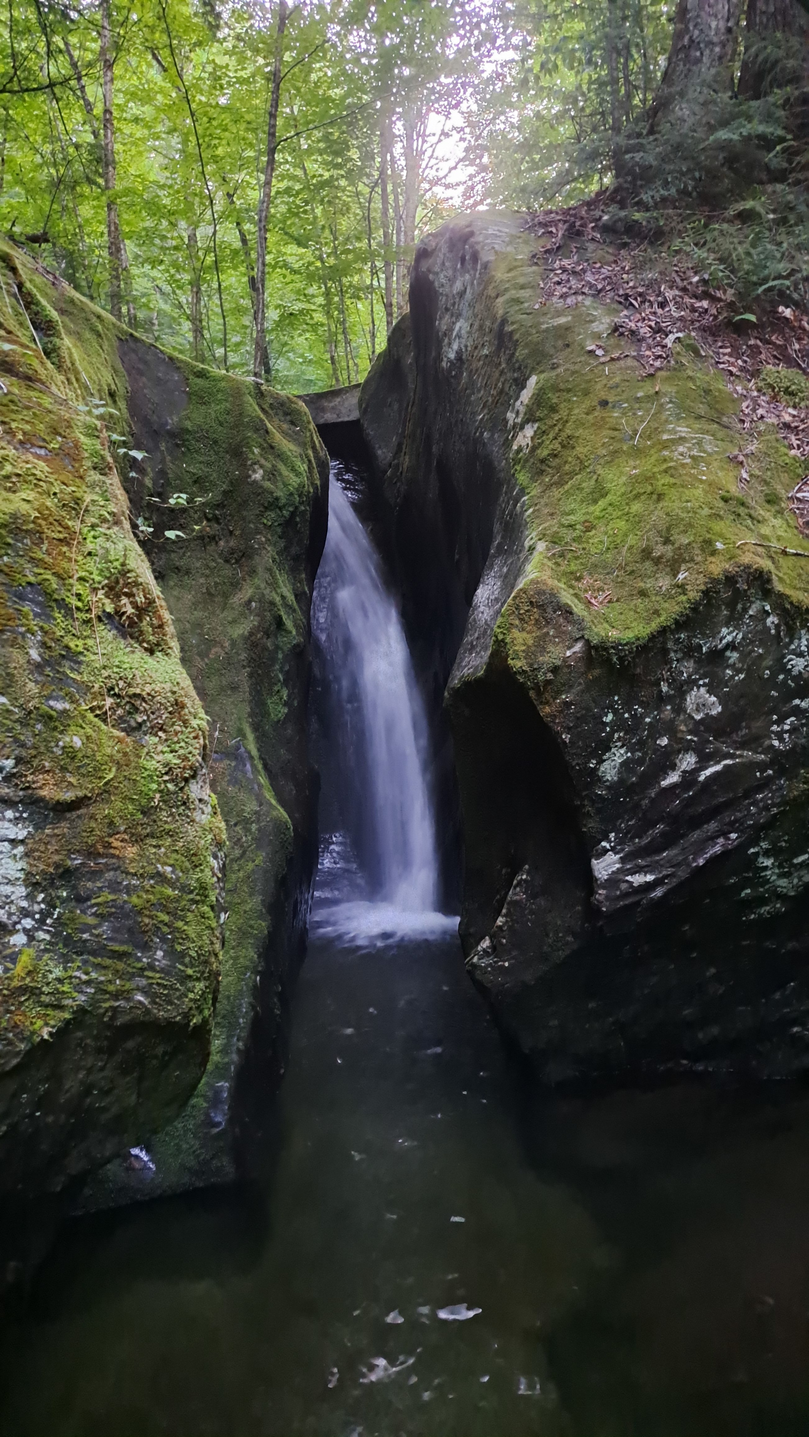 Waterfall a short walk away from the cabin 