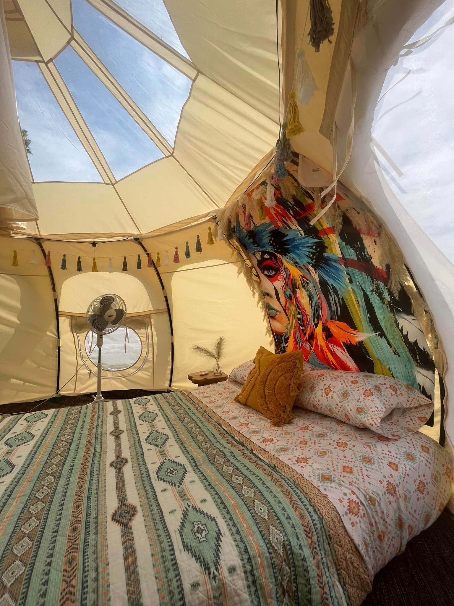 Stargazer Yurt Near Ocean City, MD