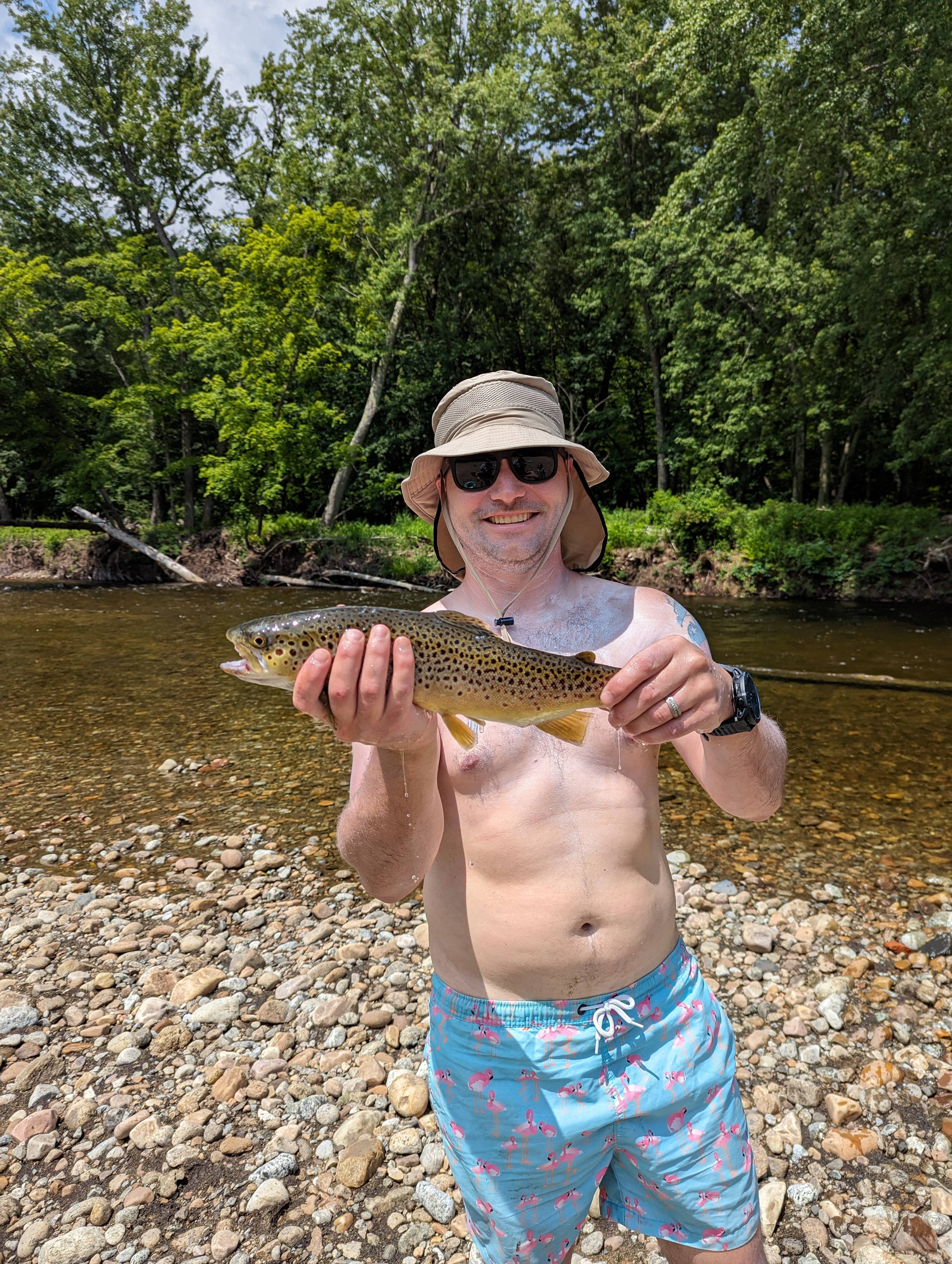 Caught right out in front of site 1 